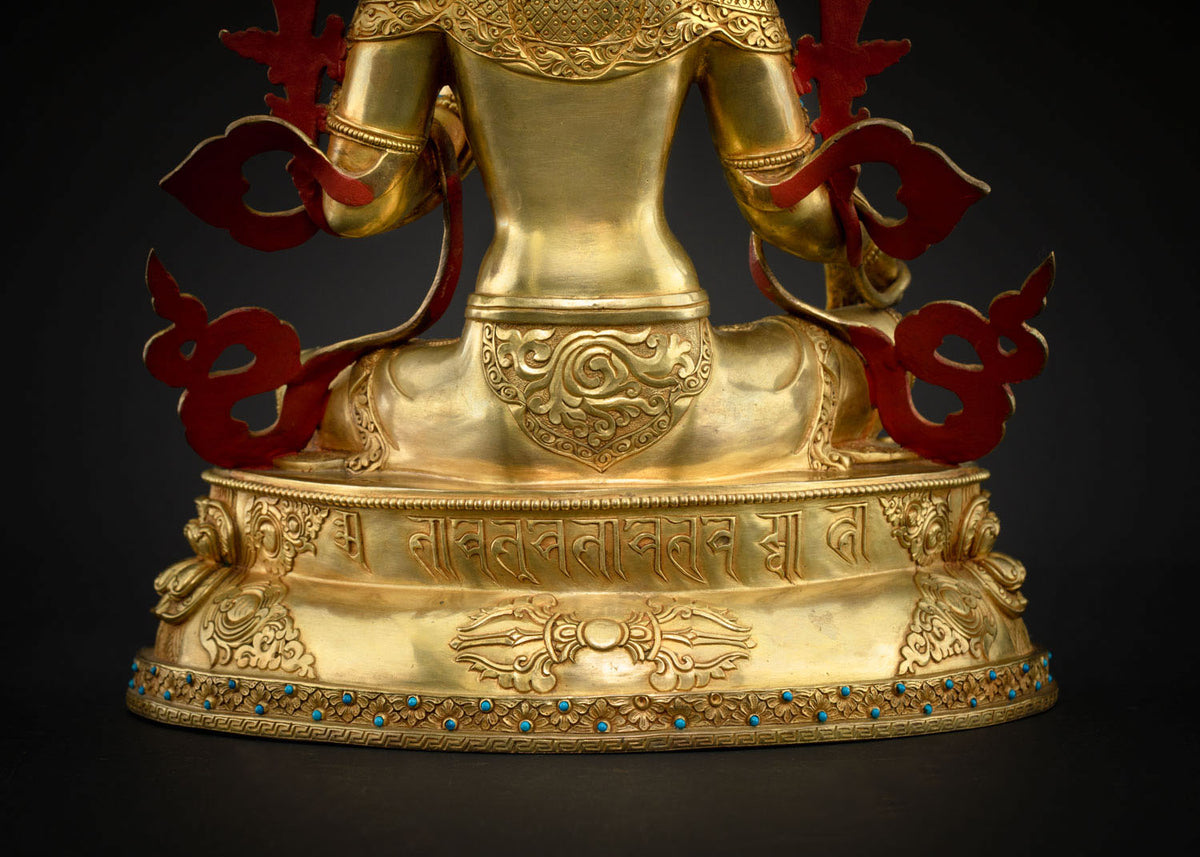 Luxurious Green Tara Statue: A Masterpiece for Spiritual Practitioners