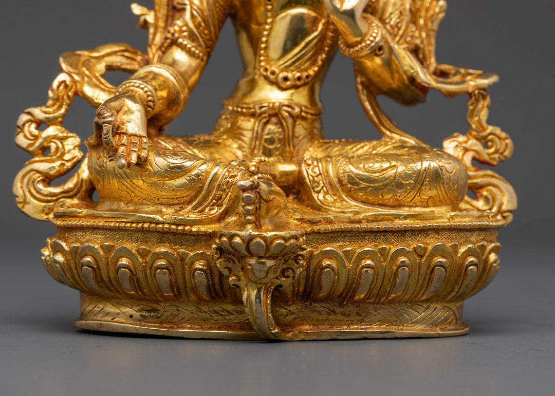 Green Tara Statue | Nepalese Craftsmanship for Peace