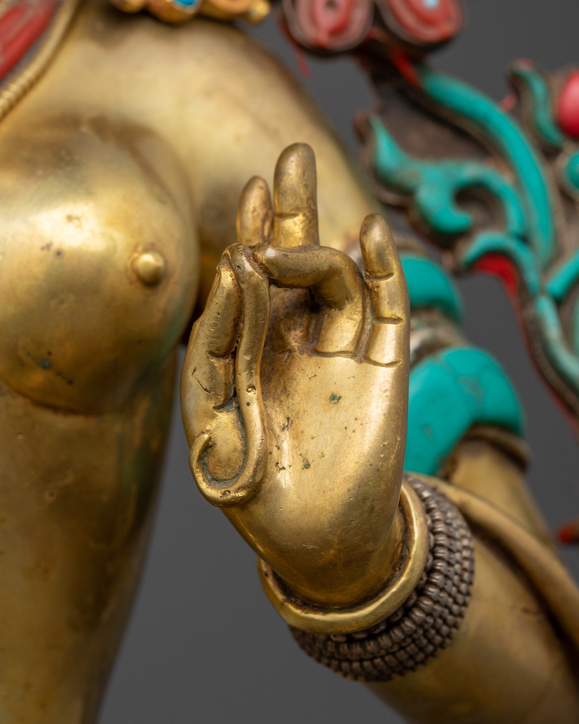 Goddess Green Tara Statue | Handmade Himalayan Protector