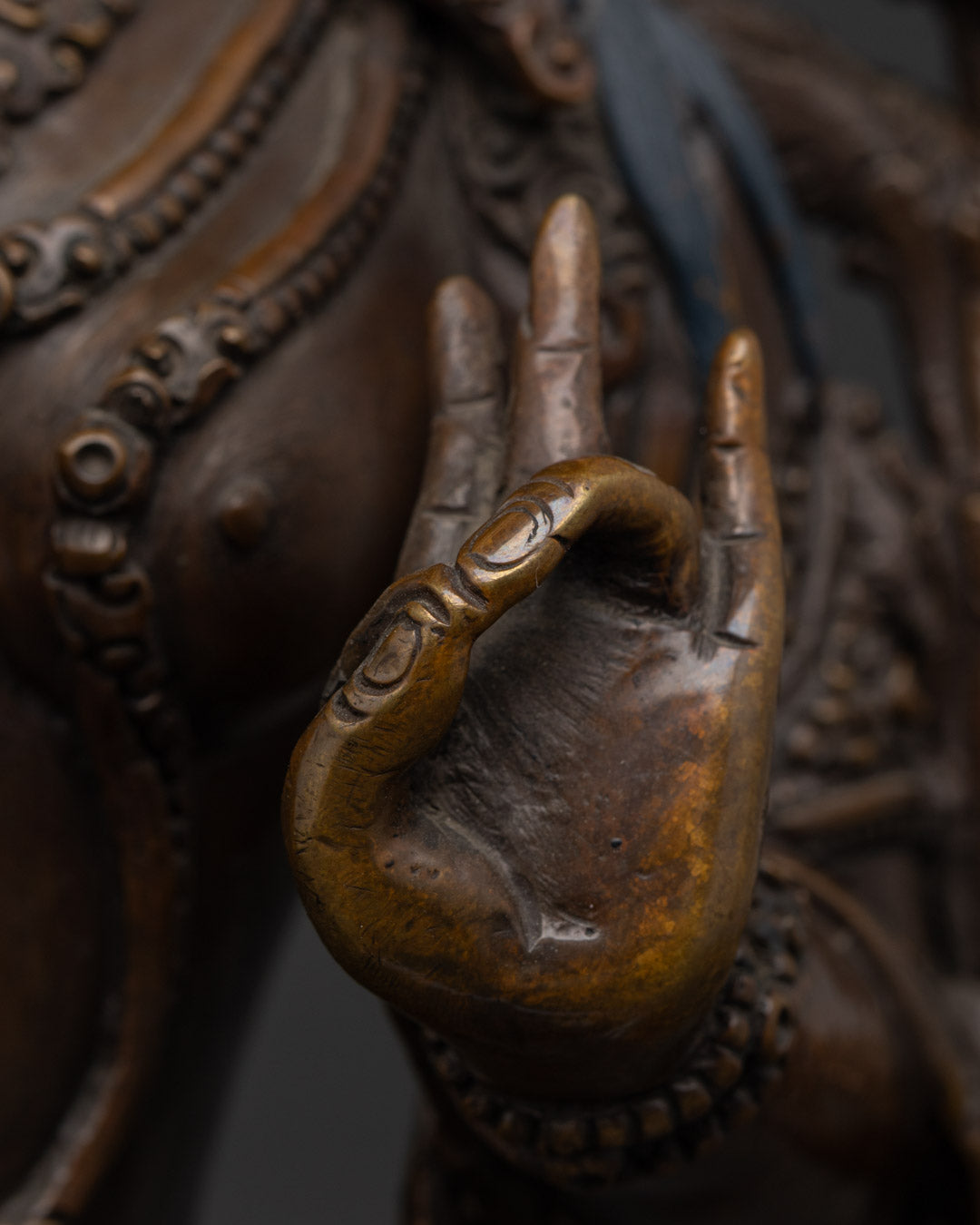 Green Arya Tara Statue | Tibetan Buddhism