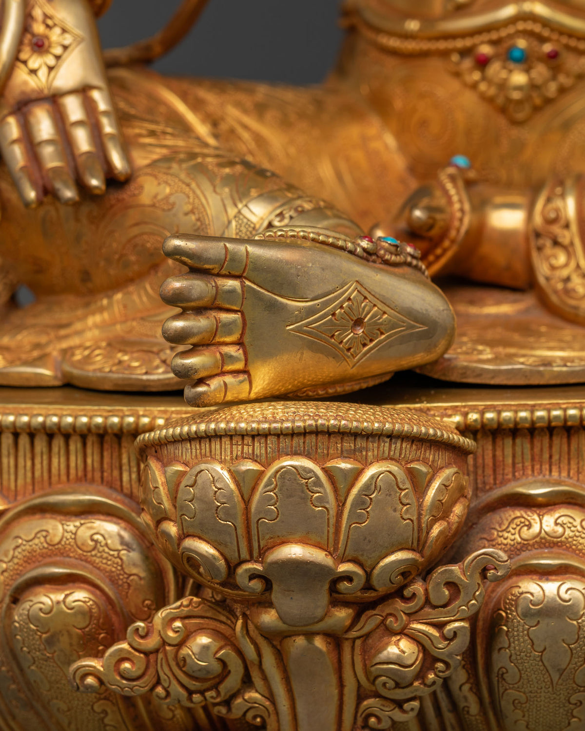 Hand-Carved Jetsun Dolma Statue from Nepal – Goddess of Compassion