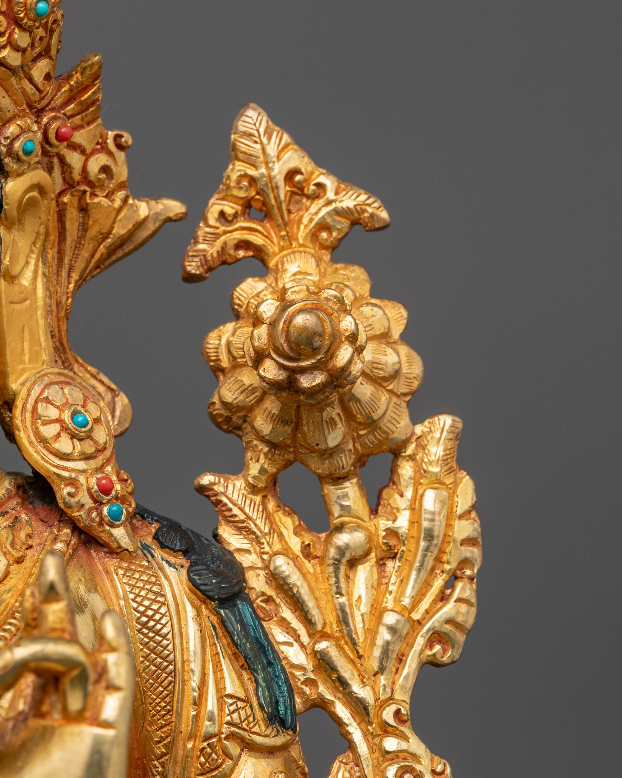 Green Tara Statue | Nepal Artisan Hand-Carved Buddhist Sculpture