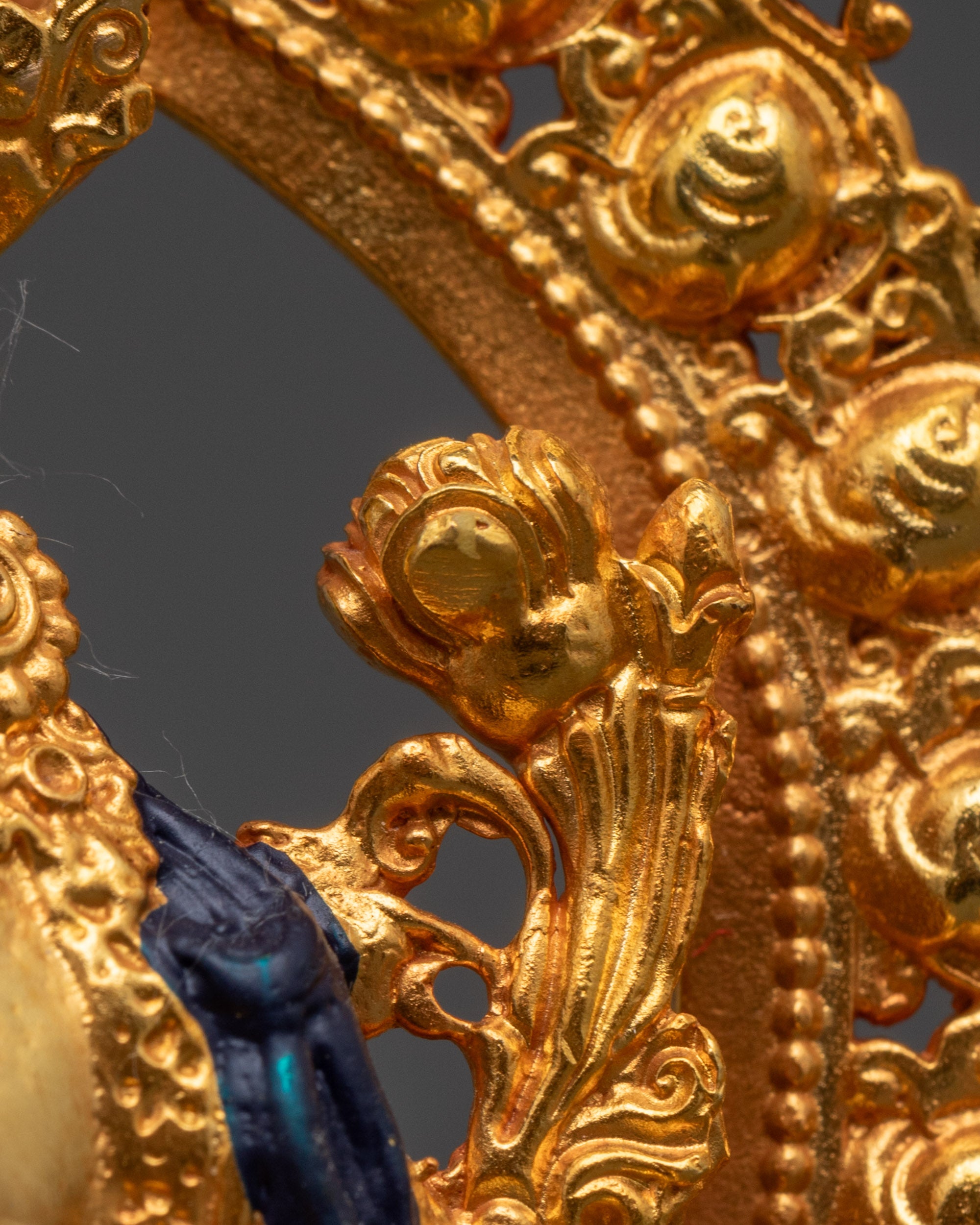 Green Tara Statue Machine-Made with Fine Detailing