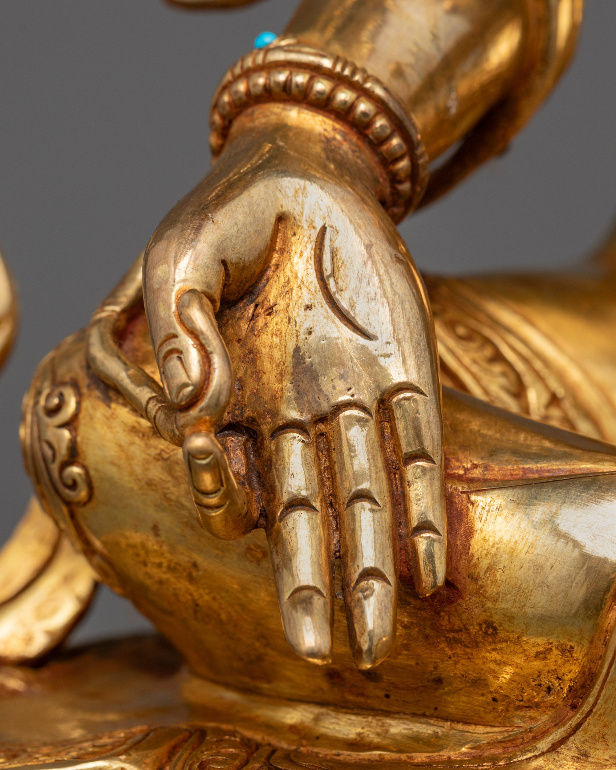 Green Tara Statue | Handcrafted Buddhist Goddess Figurine
