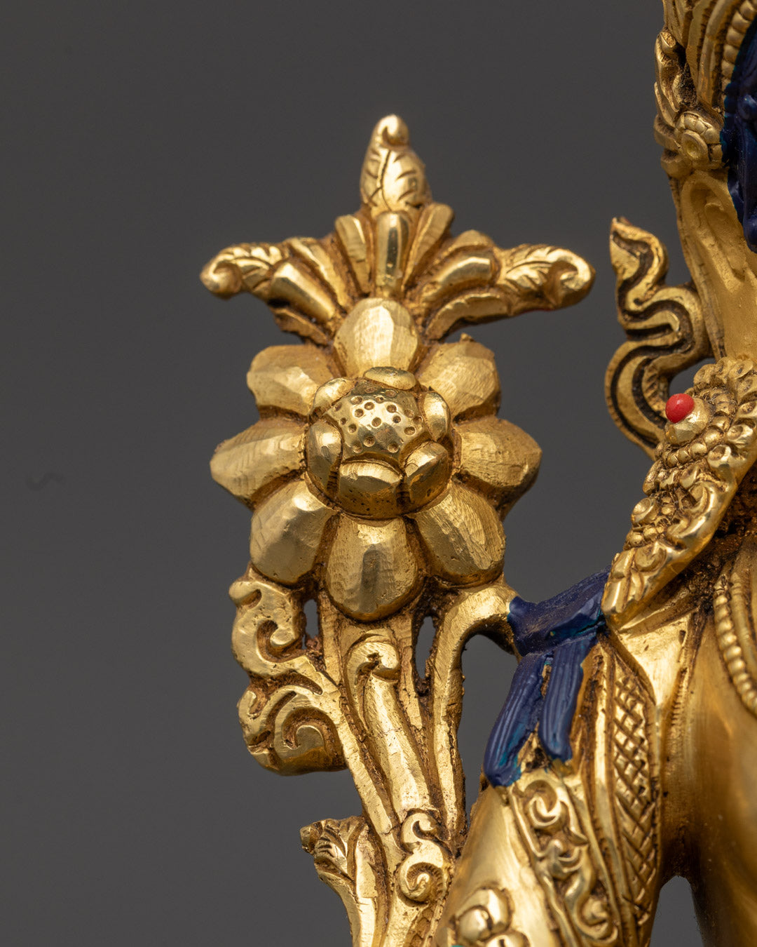 Sacred Green Tara Statue | Handmade Buddhist Goddess