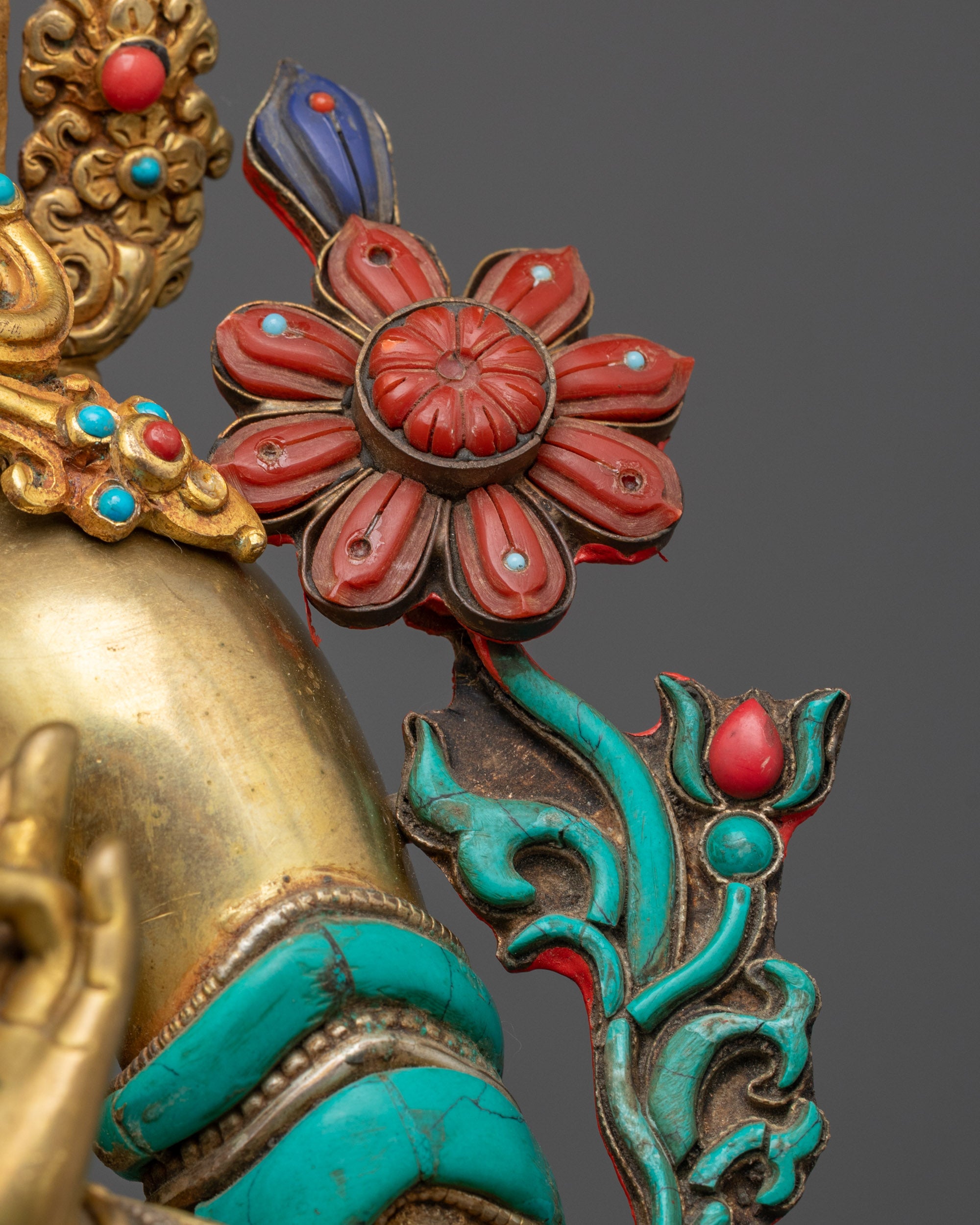 Goddess Green Tara Statue | Handmade Himalayan Protector