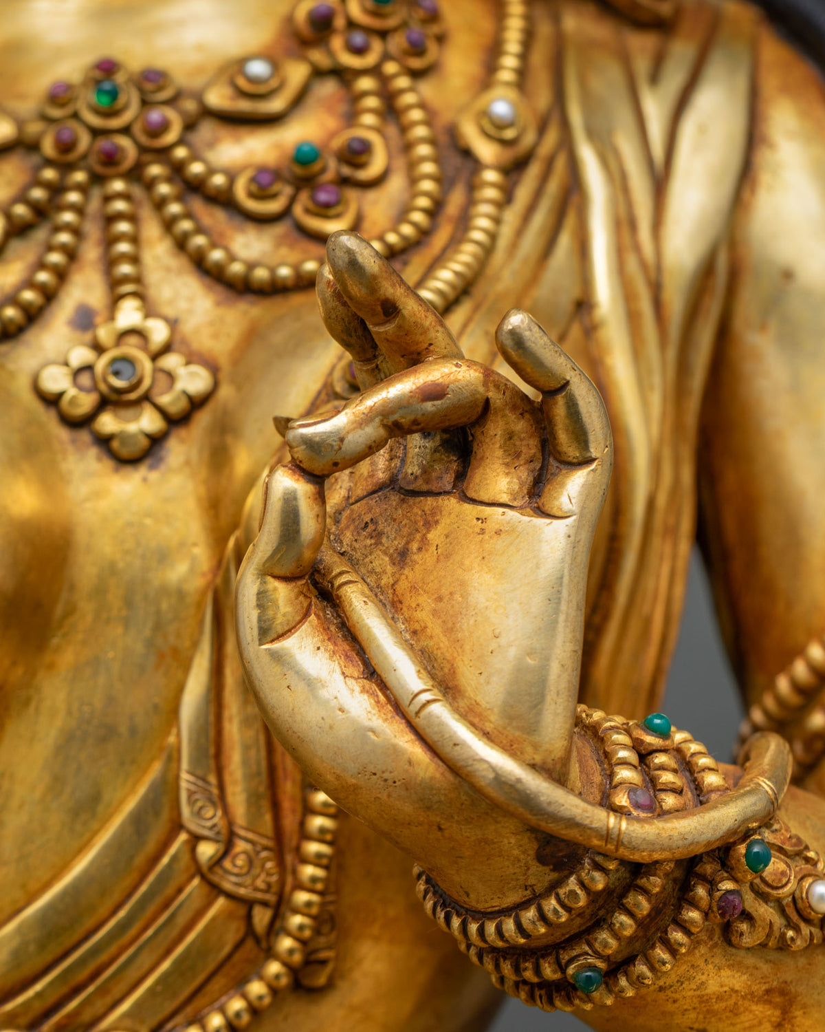 Green Tara Meditation Statue – Buddhist Home Decor & Altar Figure