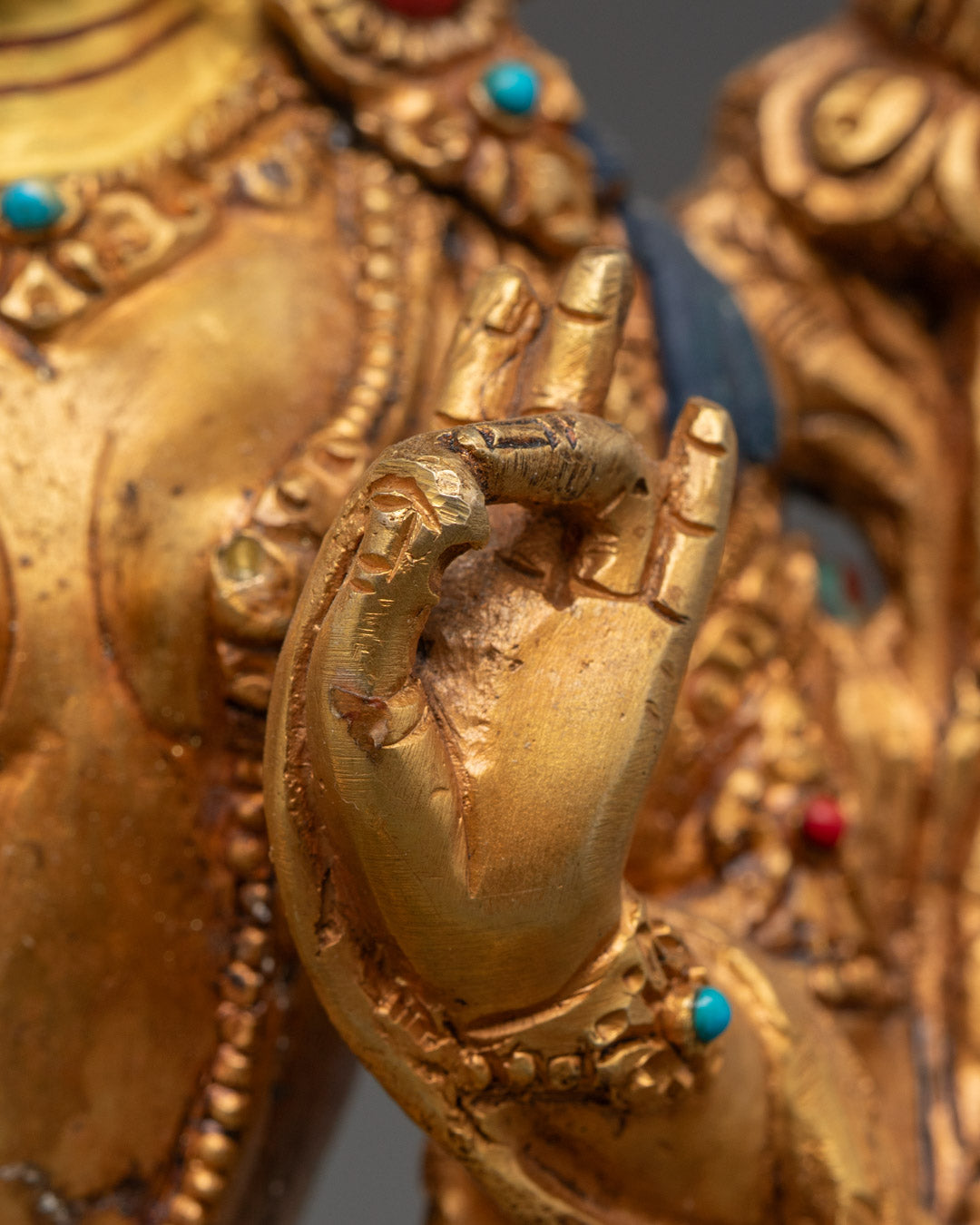 Green Tara Statue Handcrafted in Nepal