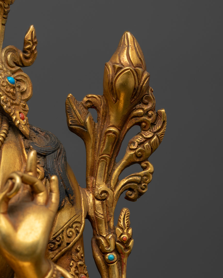 Divine Green Tara Statue | Sacred Art for Mindfulness