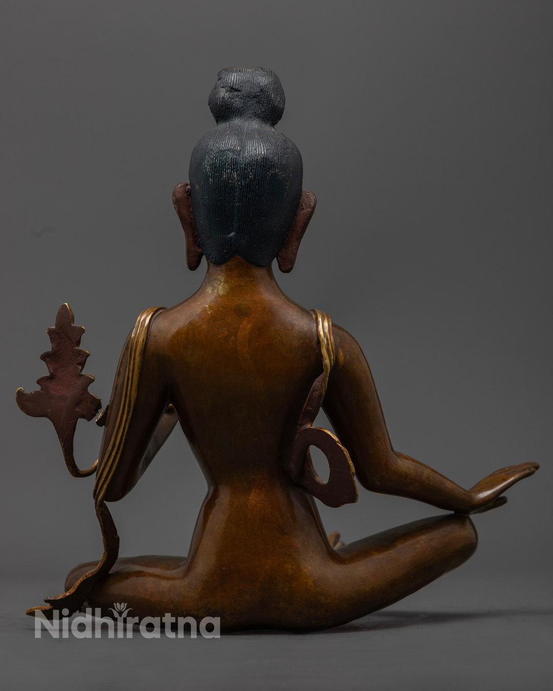 Nepalese Green Tara Statue | Lost Wax Handmade Art
