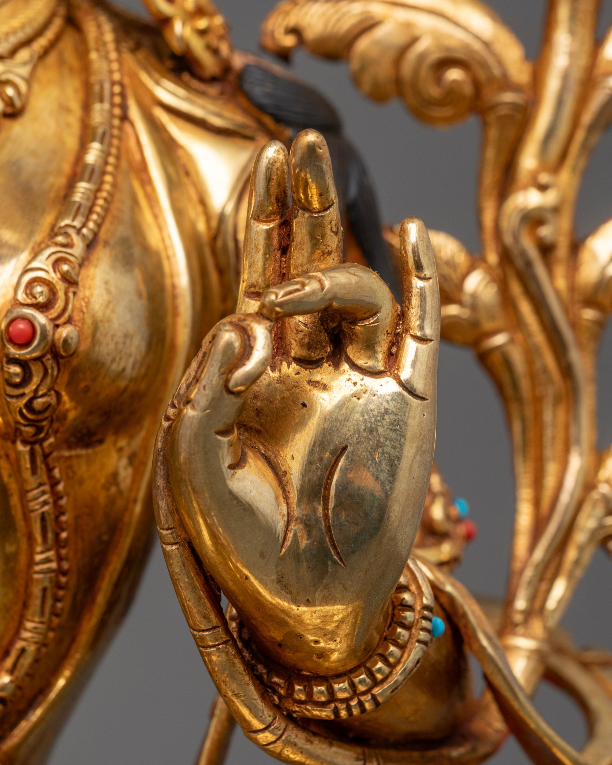 Green Tara Statue | Handcrafted Buddhist Goddess Figurine