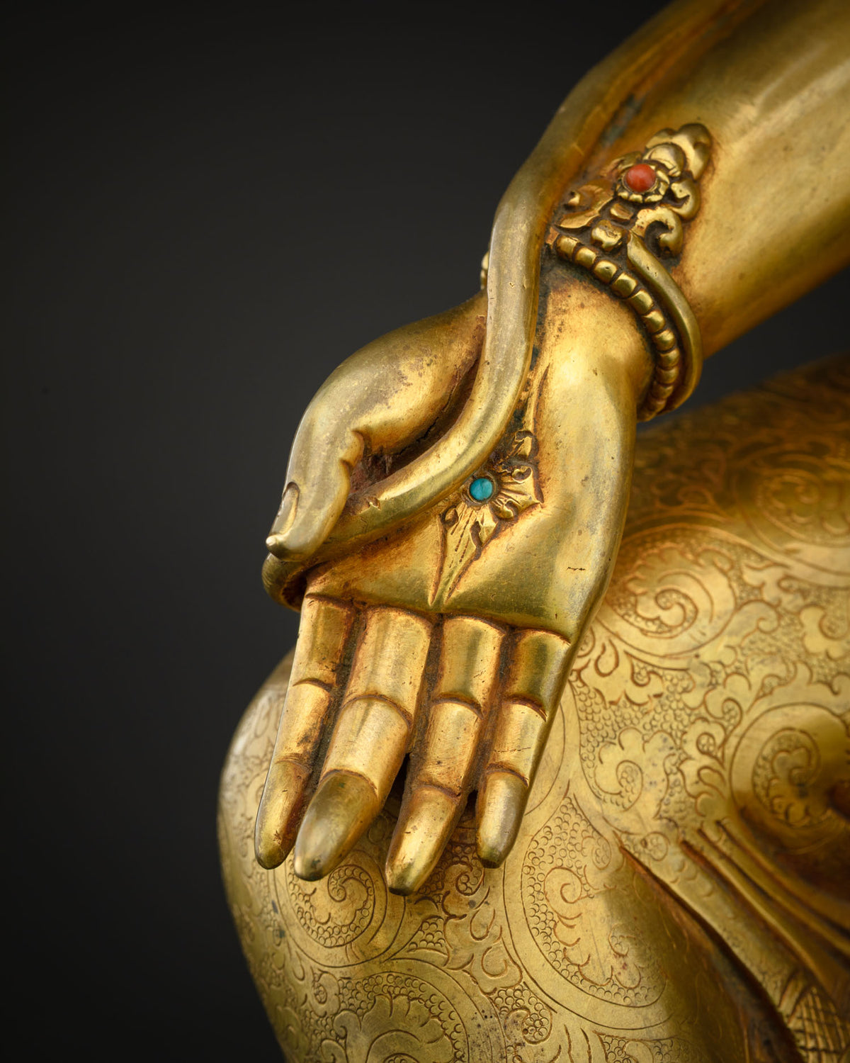 24" Buddhist Green Tara Statue | Himalayan Sacred Art