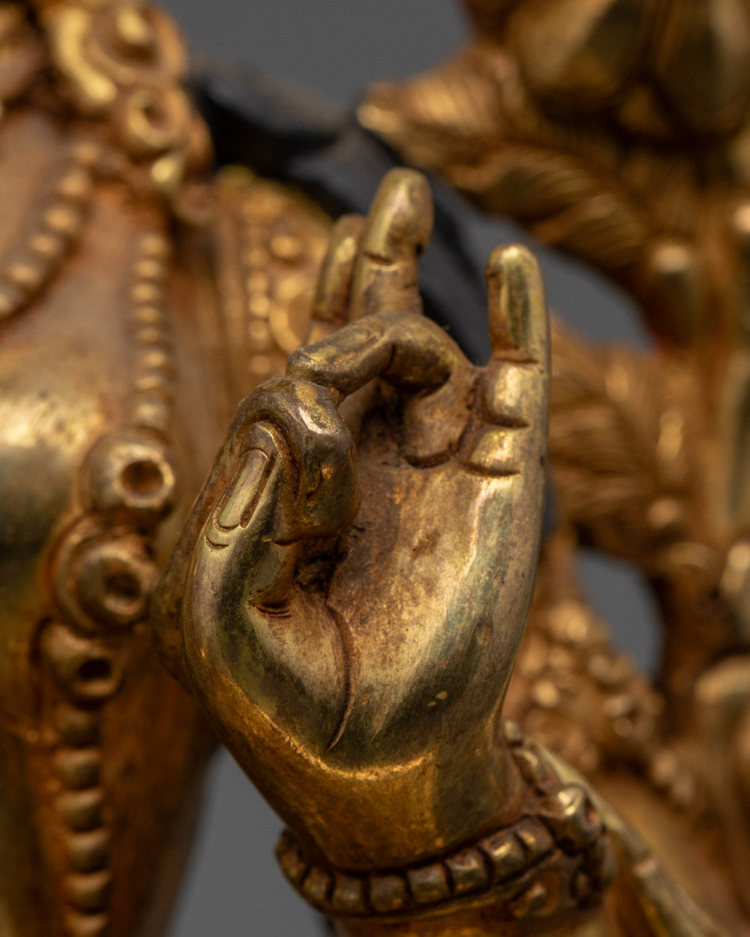 Authentic Green Tara Statue | Handmade Nepalese Sculpture