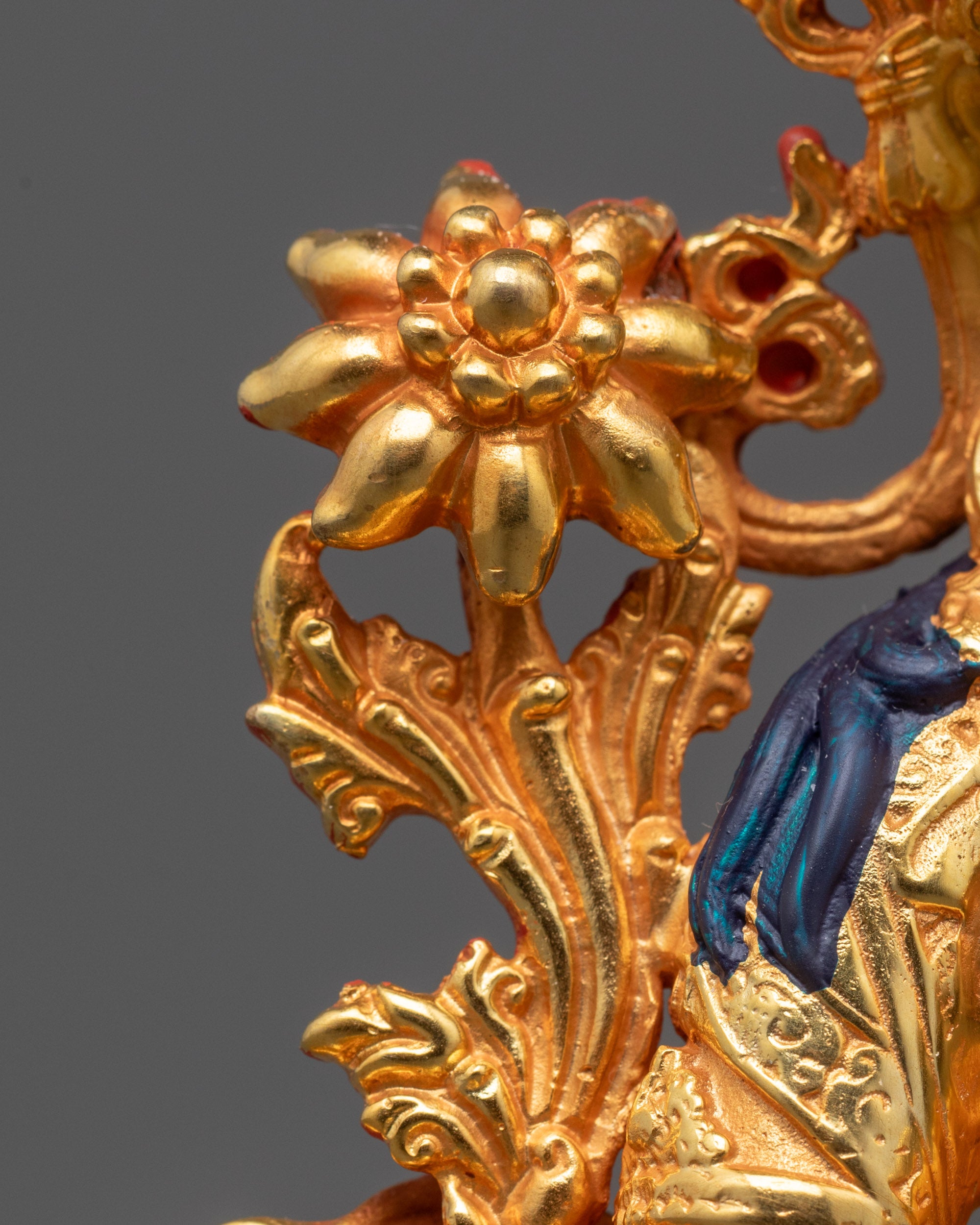 Green Tara Statue Machine-Made | Traditional Nepalese Sculpture