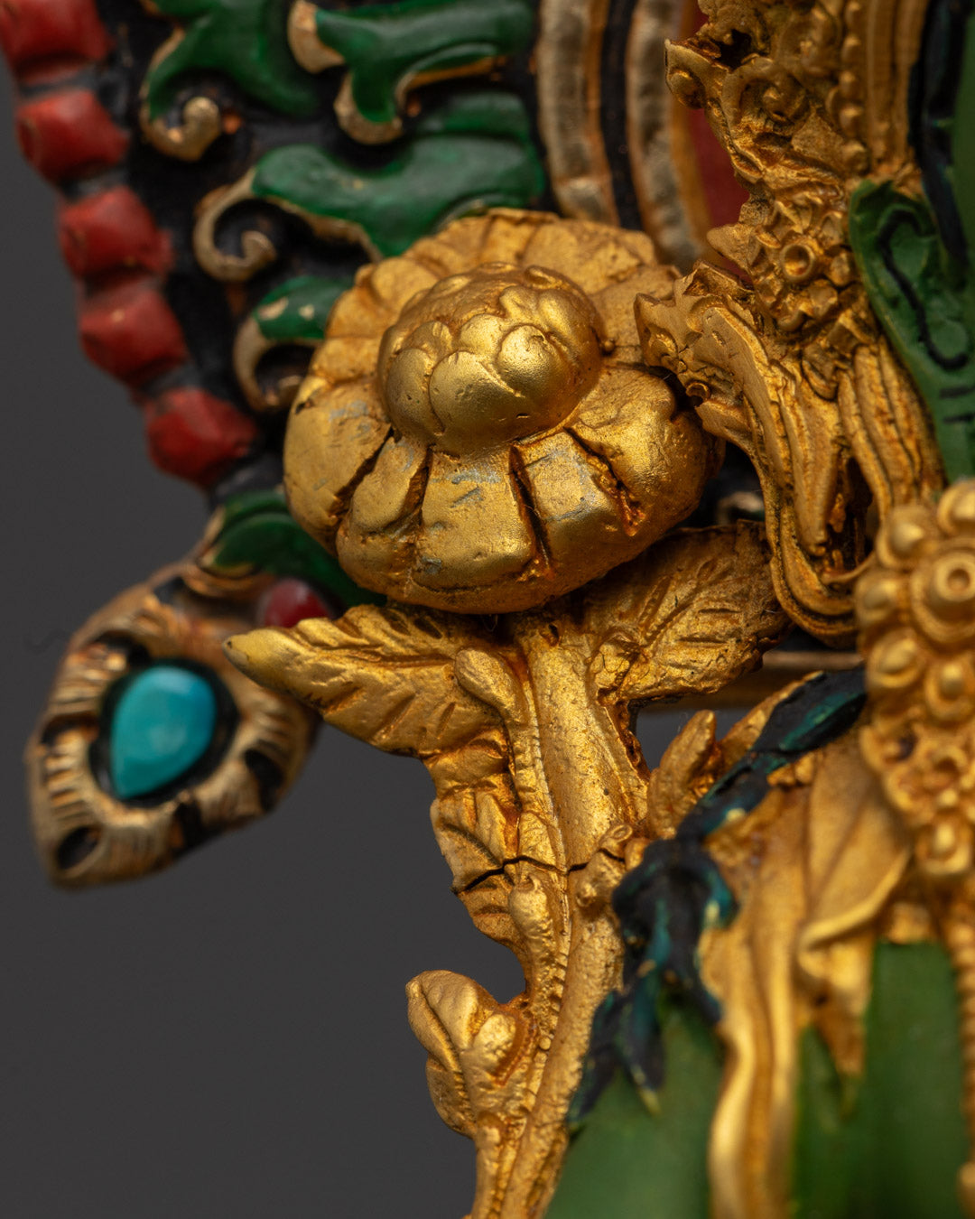Arya Tara Green Tara Idol Statue | Bodhisattva Figurine