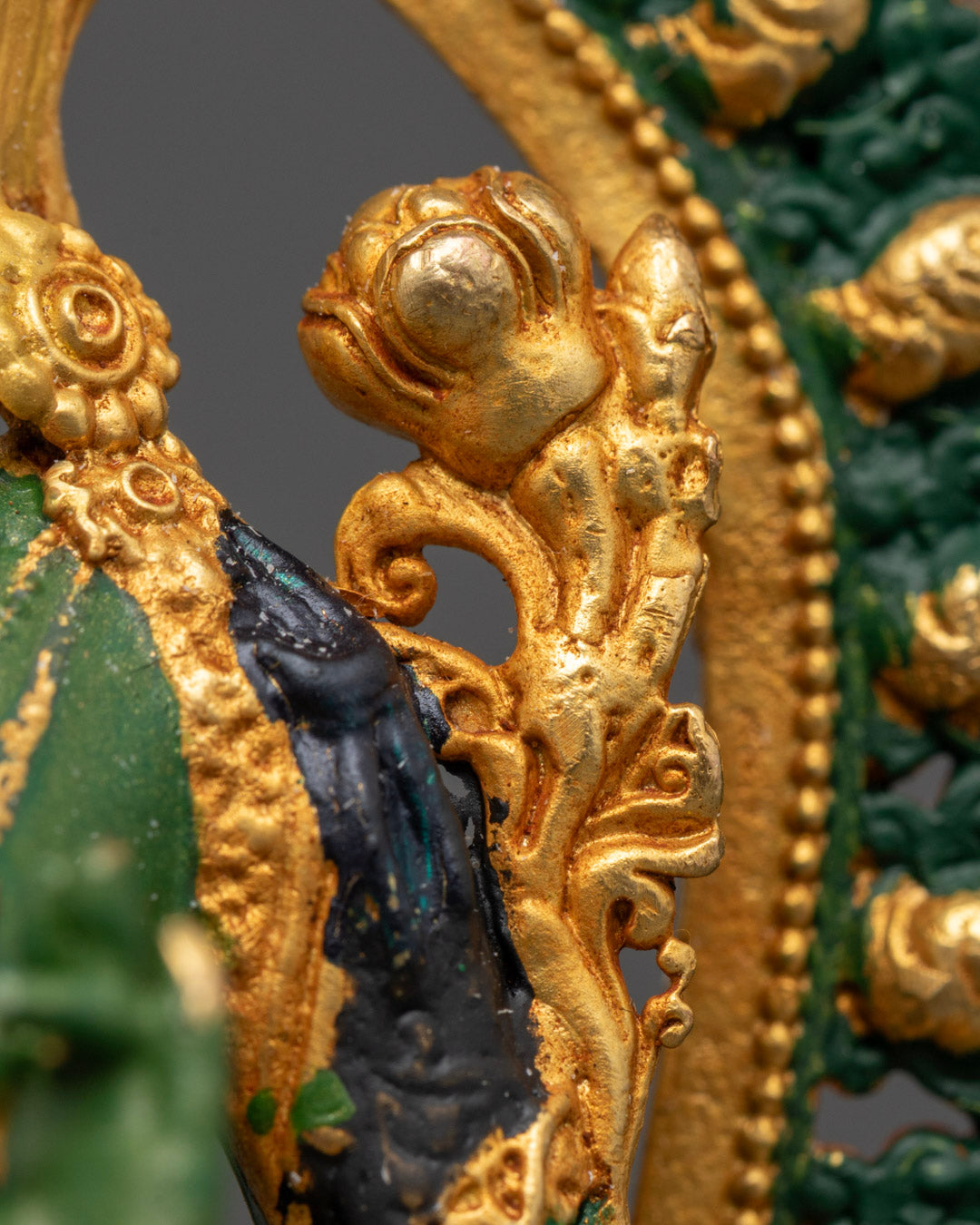 Green-Hued Mother Tara Statue | Machine Made Buddhist Statue