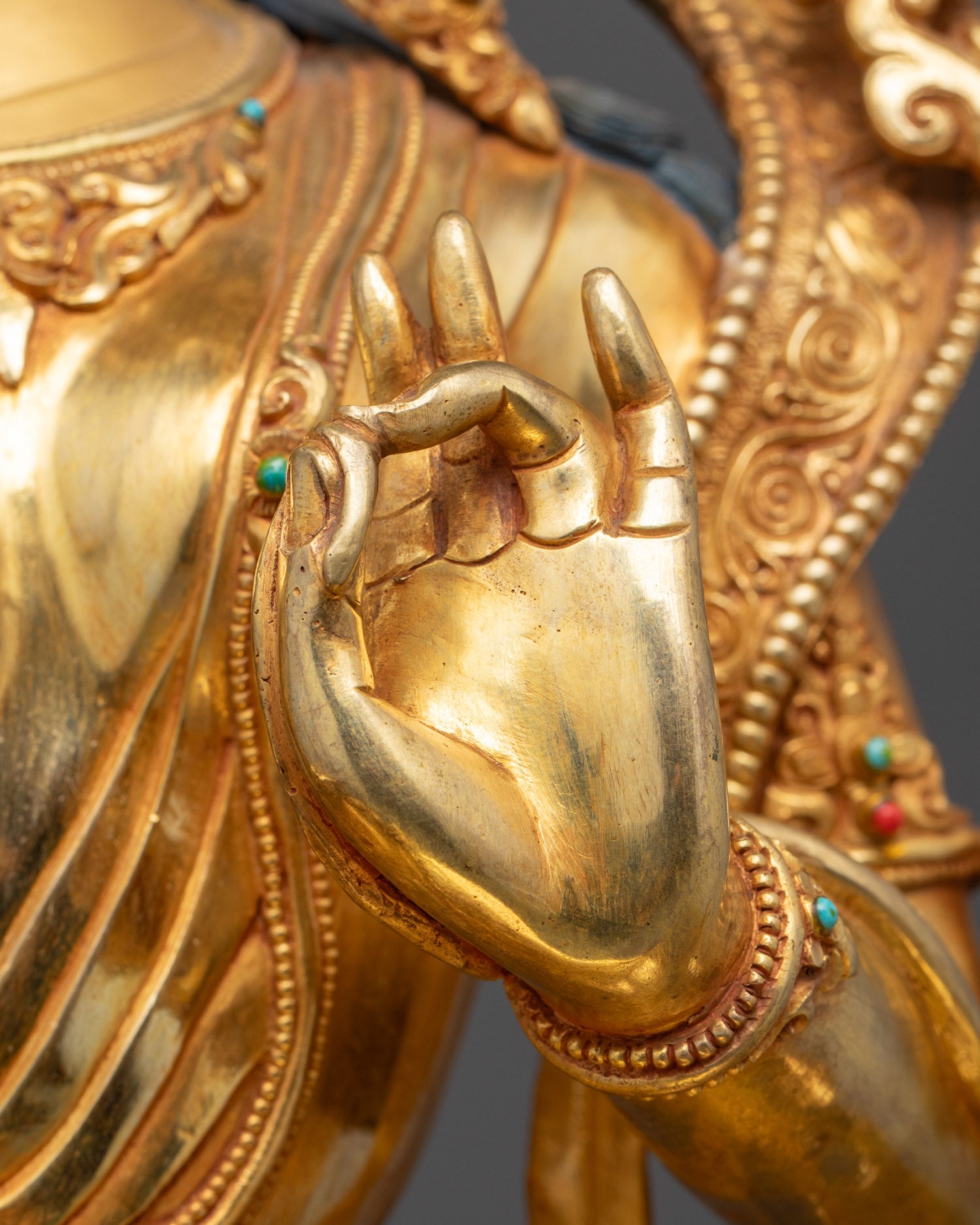 Goddess Green Tara Statue | Handcrafted Guardian of Liberation