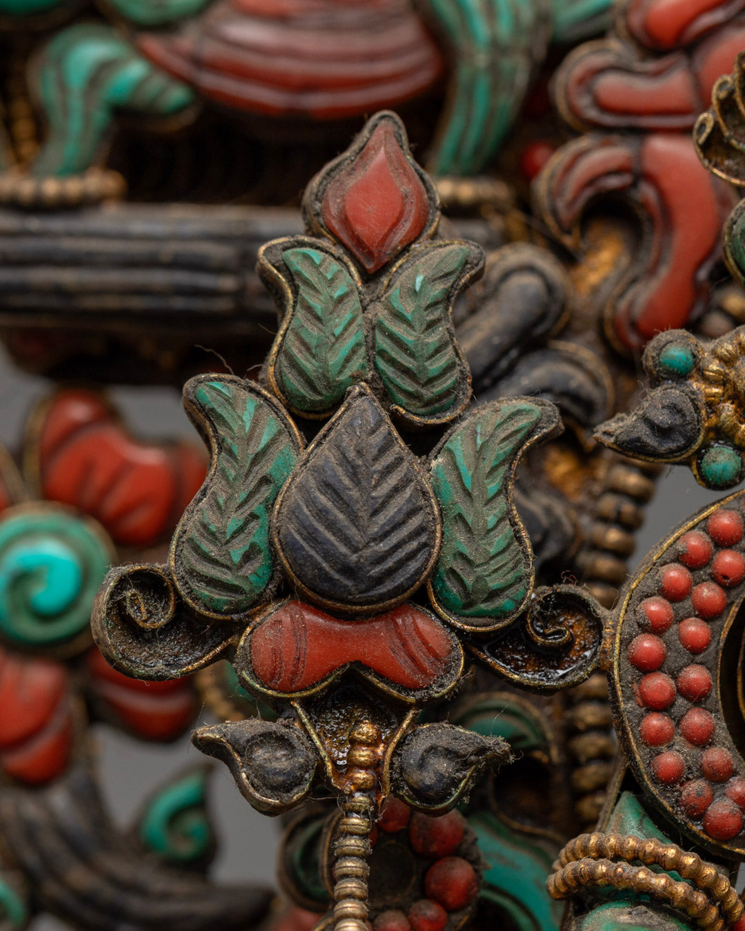 Hand-Carved Stone Green Tara Statue | Nepalese Buddhist