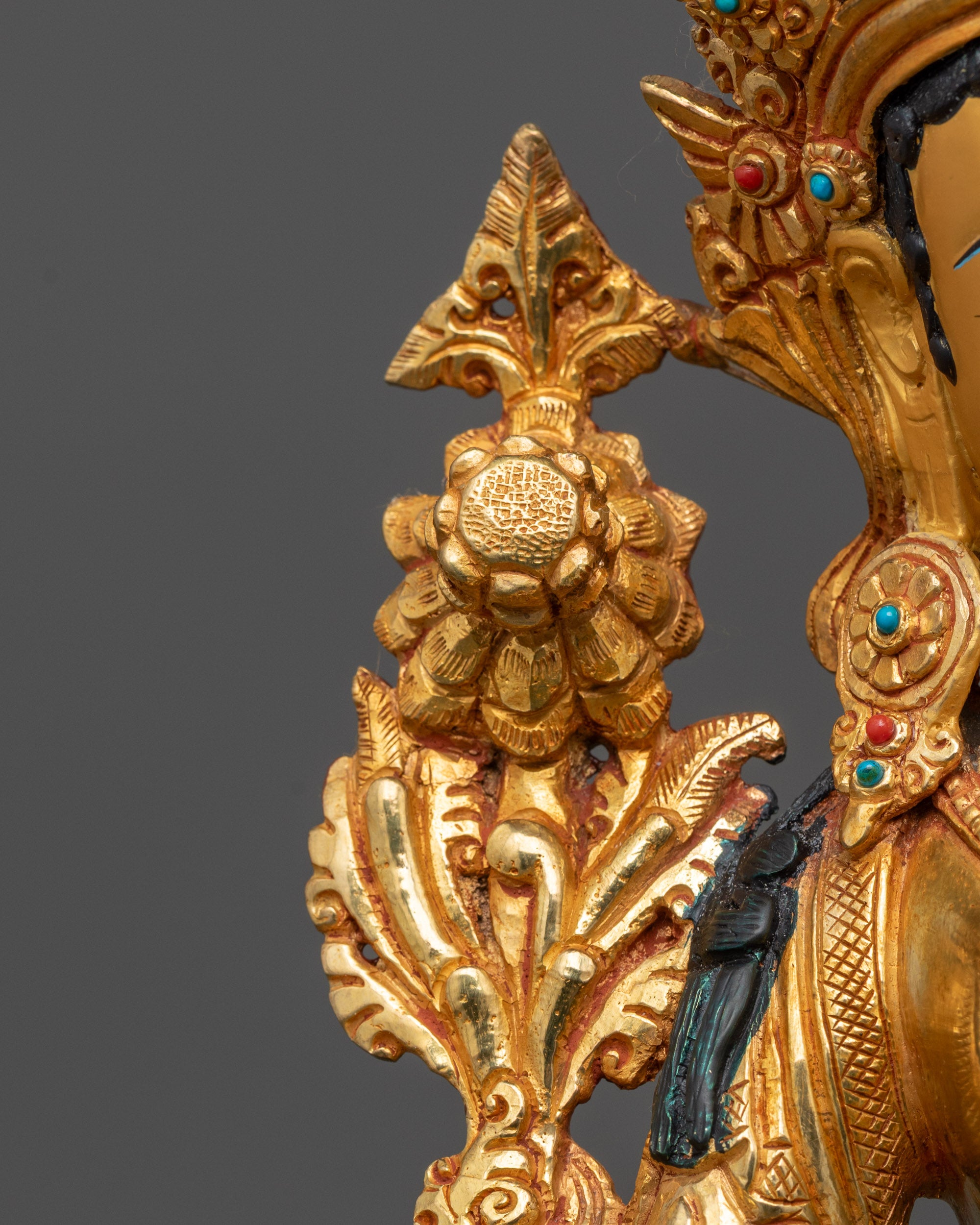 Green Tara Statue | Nepal Artisan Hand-Carved Buddhist Sculpture
