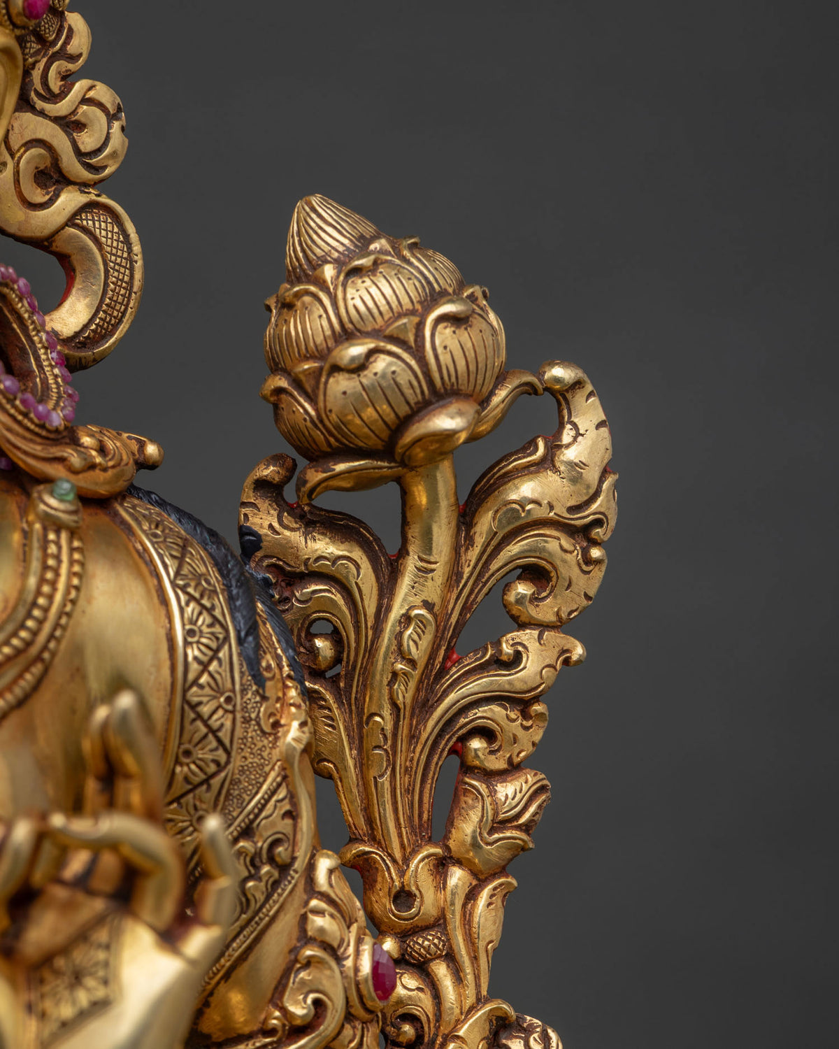 Savior Green Tara Statue | Handcarved Copper Sculpture from Nepal
