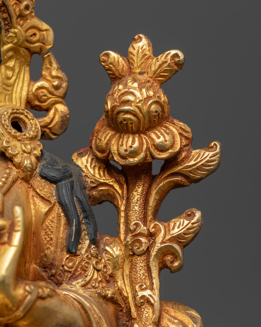 Tibetan Buddhist Green Tara Statue | Female Buddha Statue