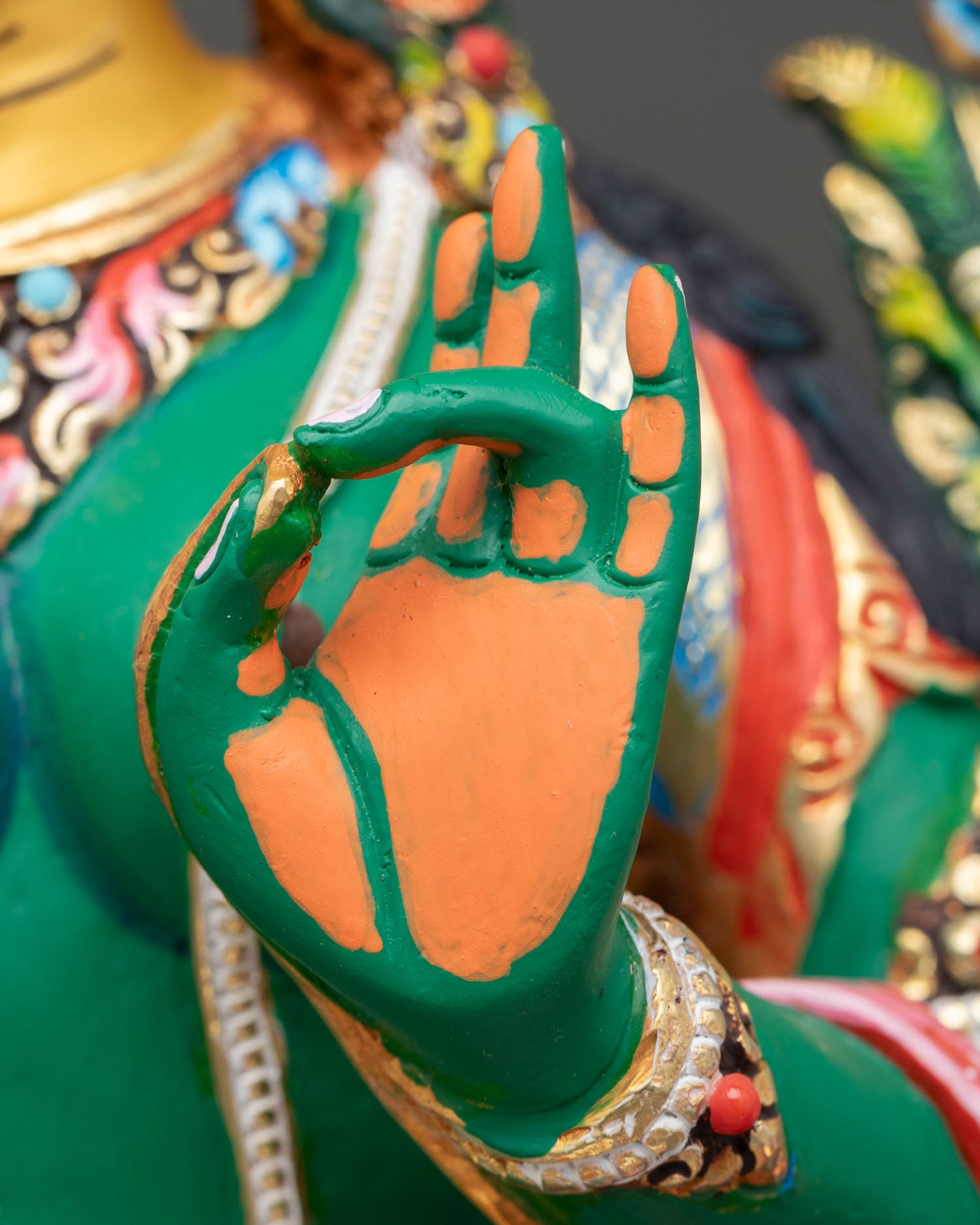 Divine Green Tara Statue | Vibrant Buddhist Decor
