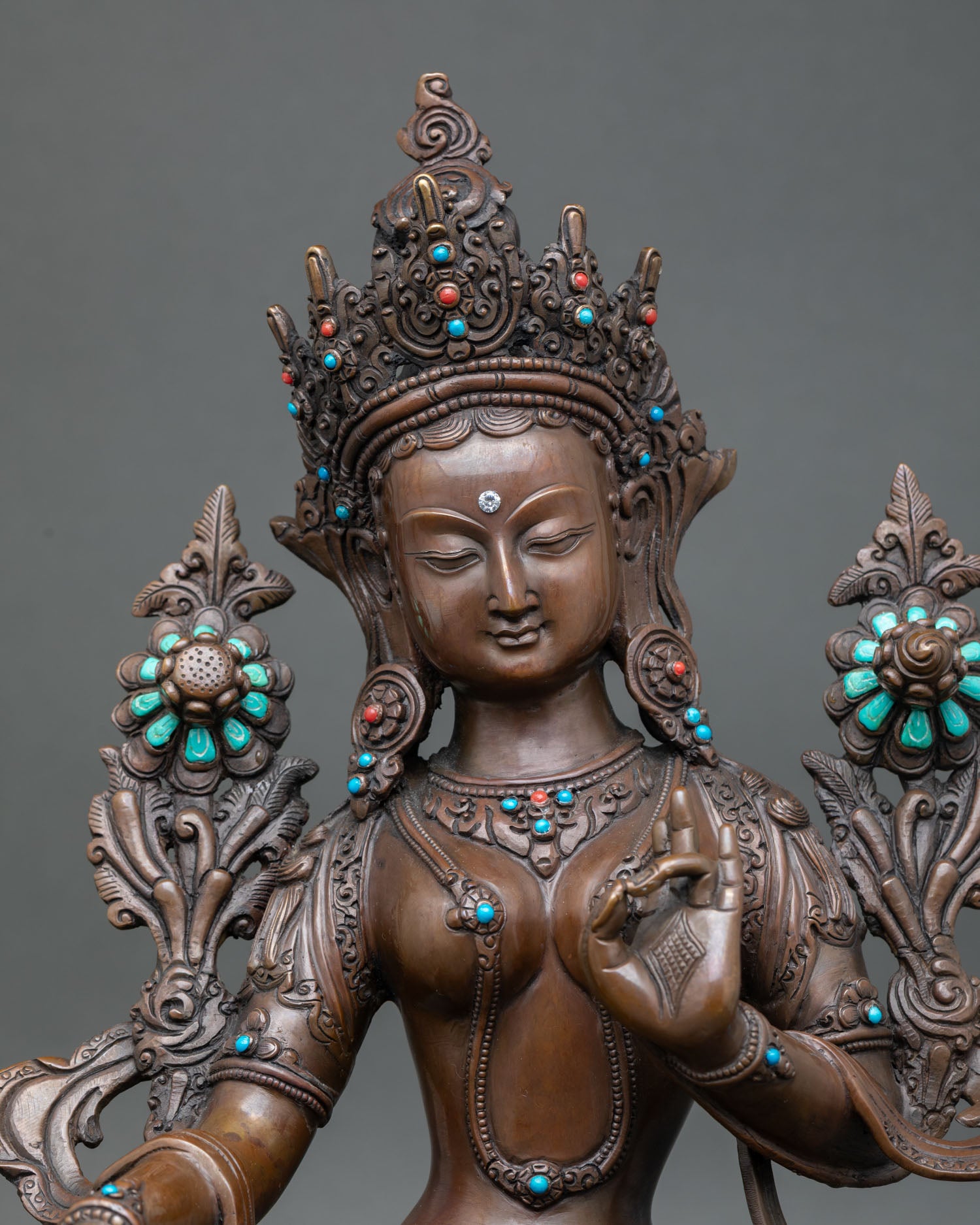 Green Tara Statue