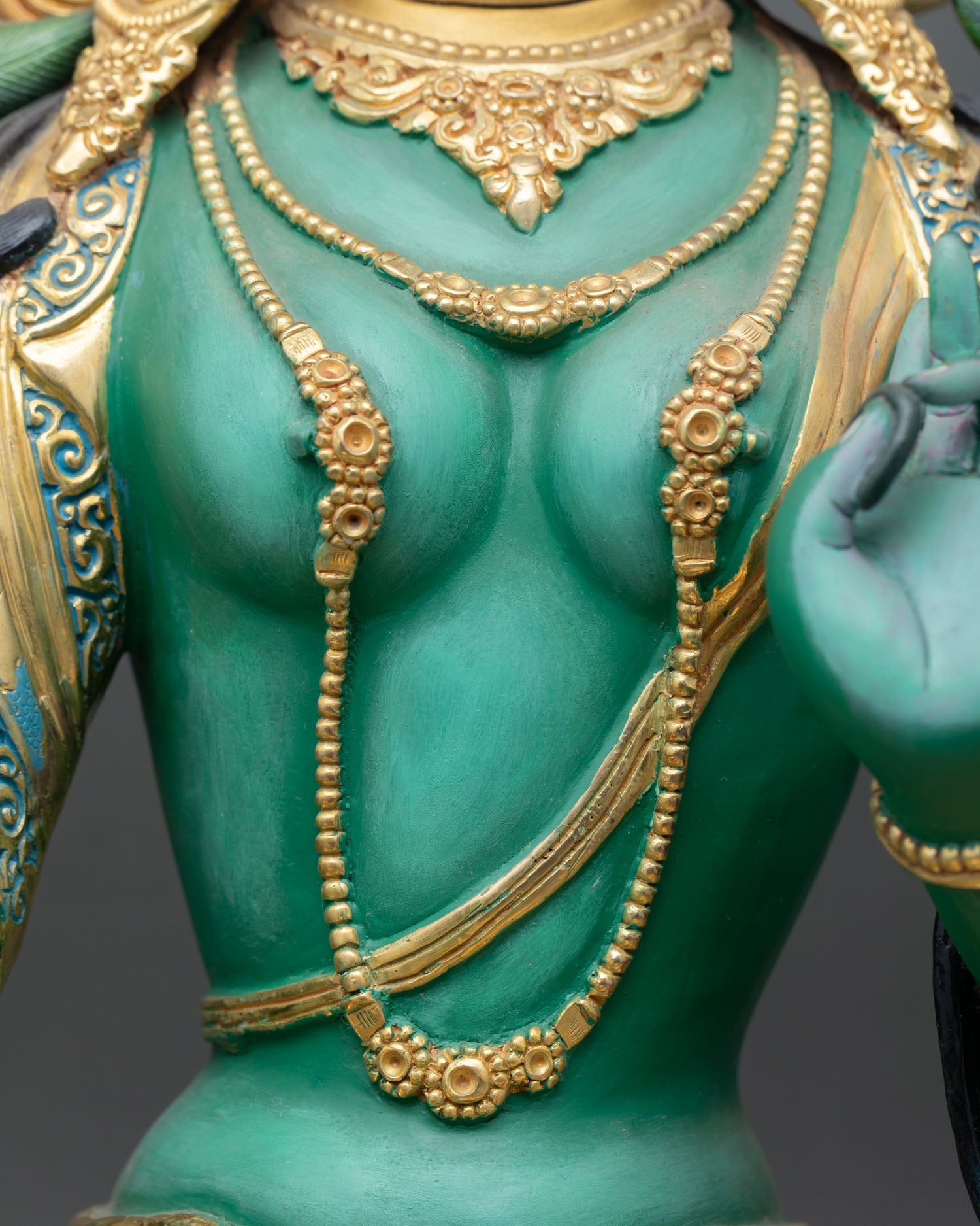 Green Tara Statue – Buddhist Healing Deity Figure