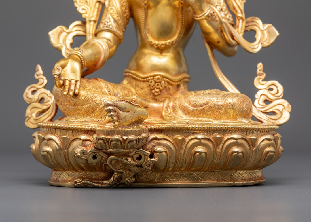 Mother Green Tara Handcrafted Statue| Himalayan Scared Art