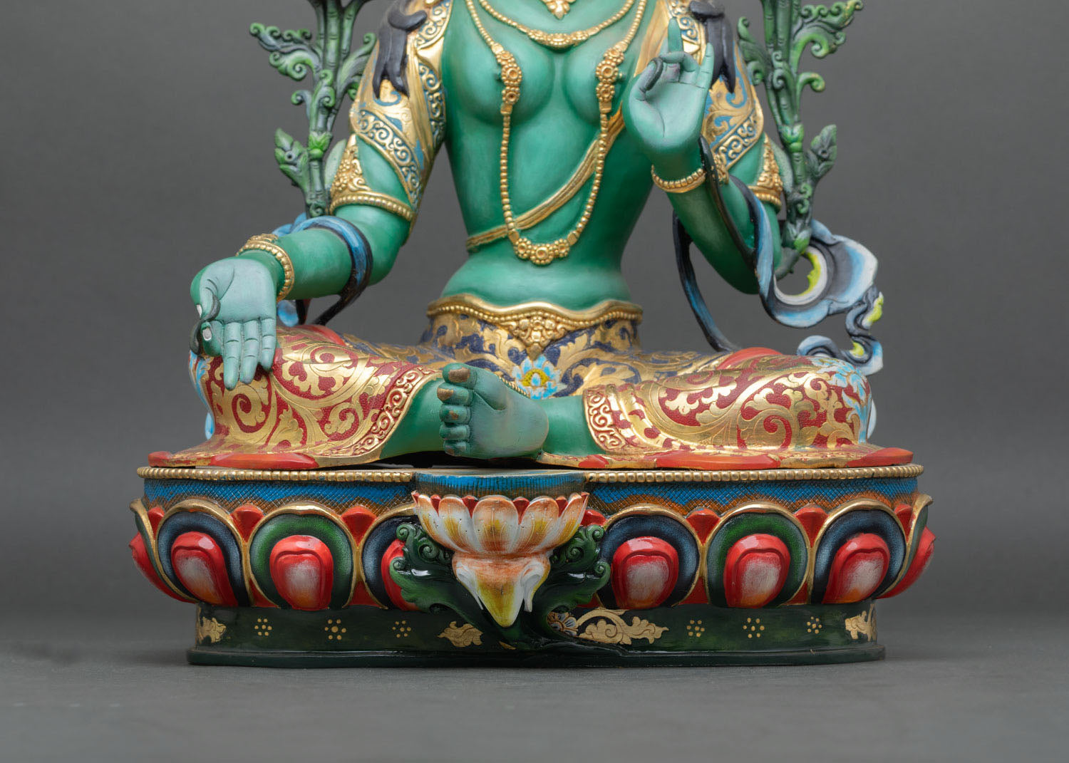 Green Tara Statue – Buddhist Healing Deity Figure