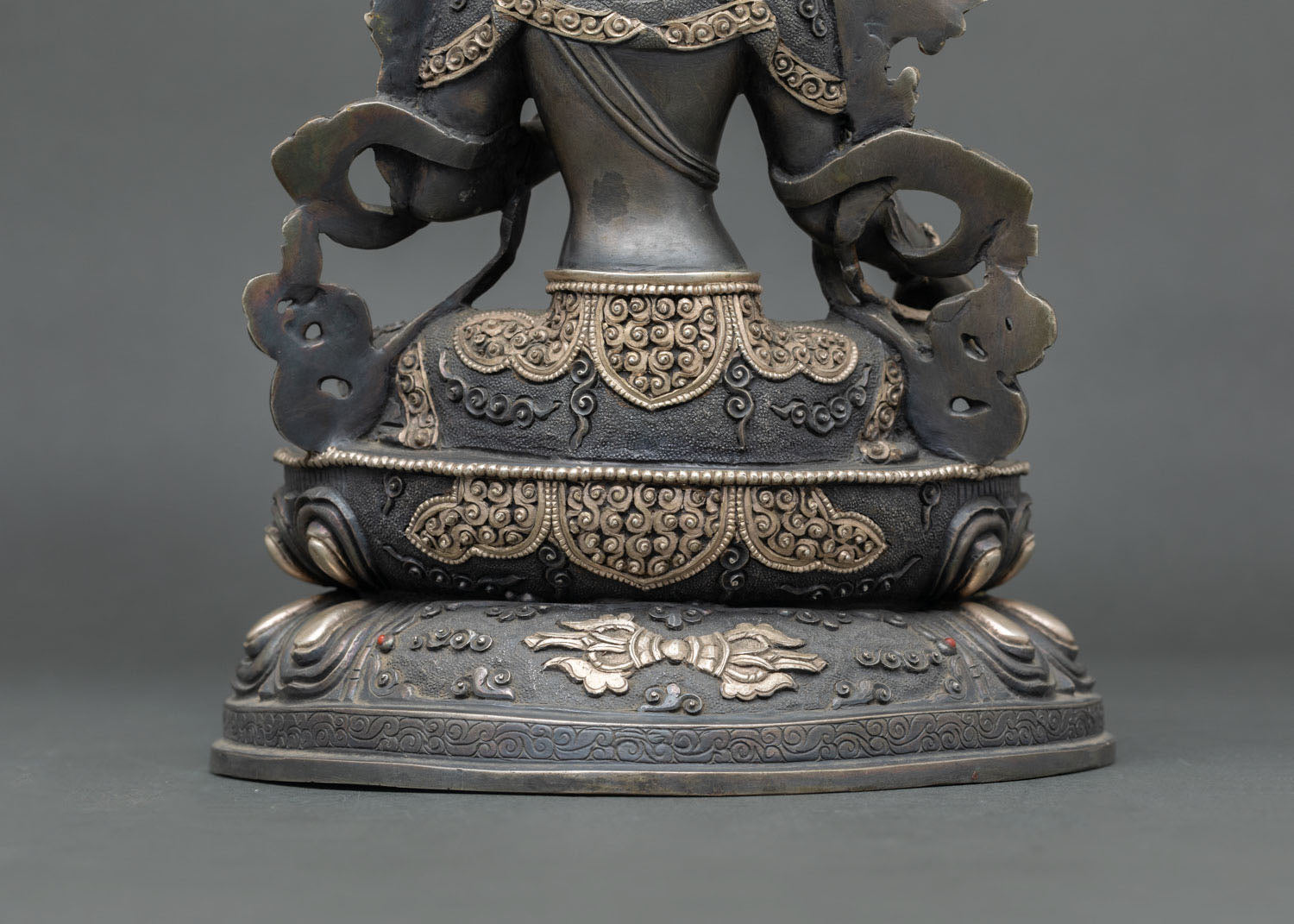 Oxidized Copper Green Tara Statue | Tibetan Artwork