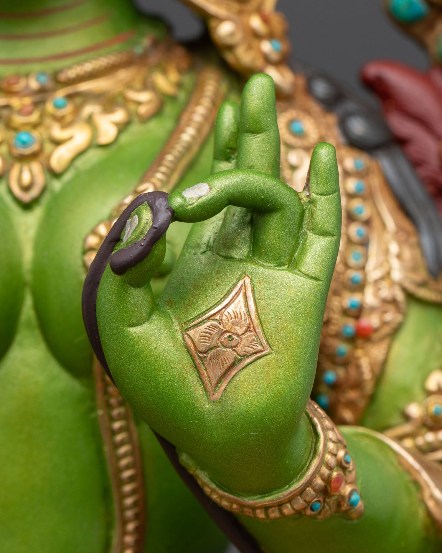 Green Tara Statue | Traditional Nepalese Craftsmanship