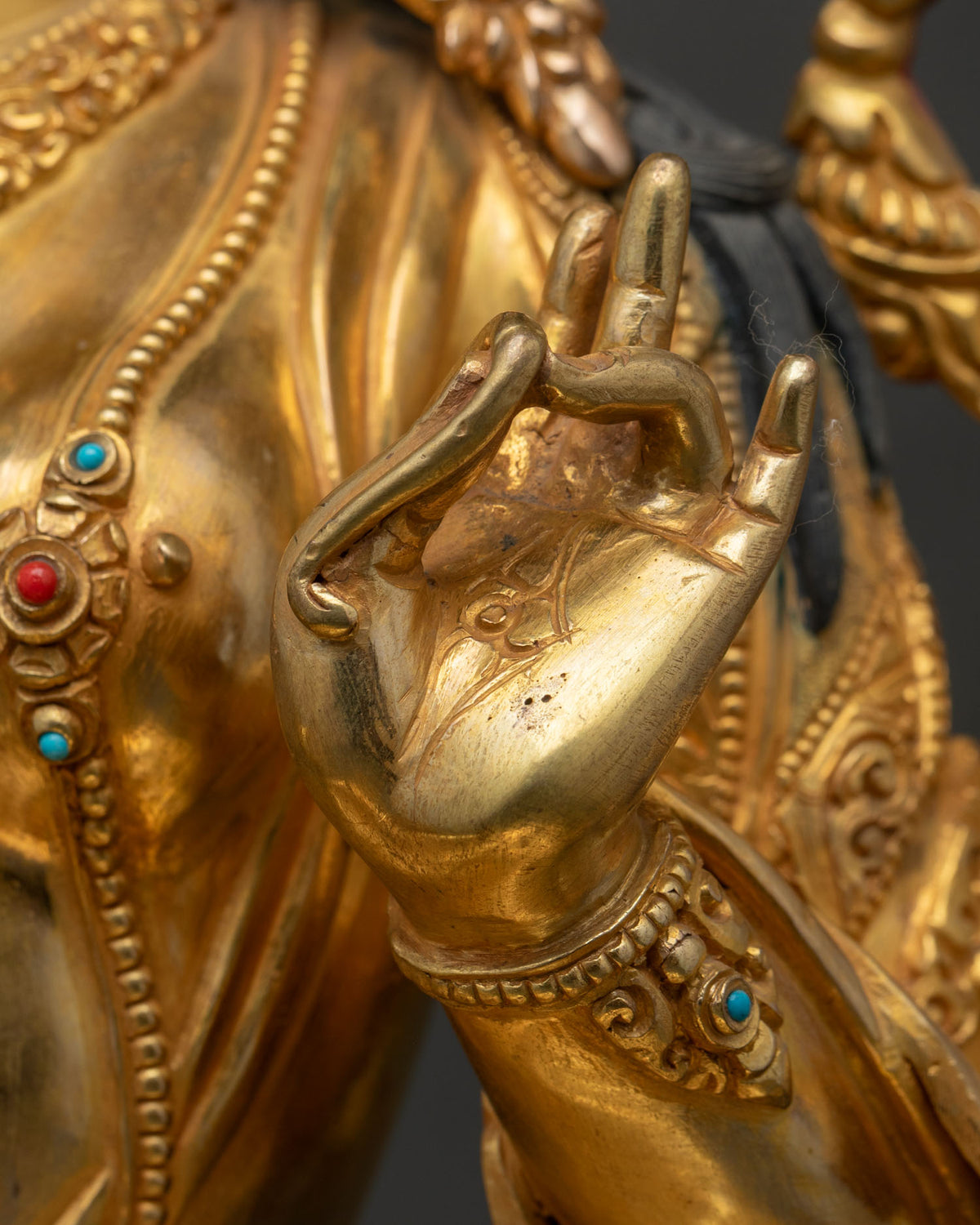 Handcrafted Green Tara Statue | Mother of Liberation & Fearlessness