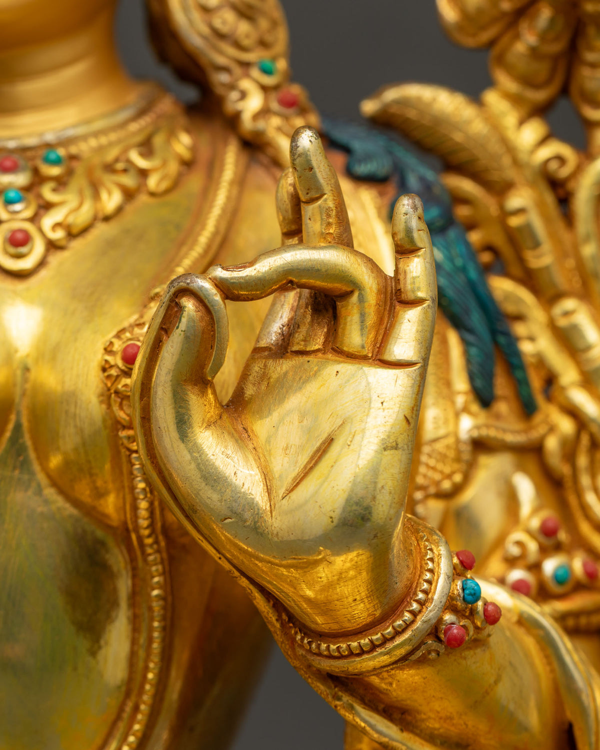 Green Tara Statue