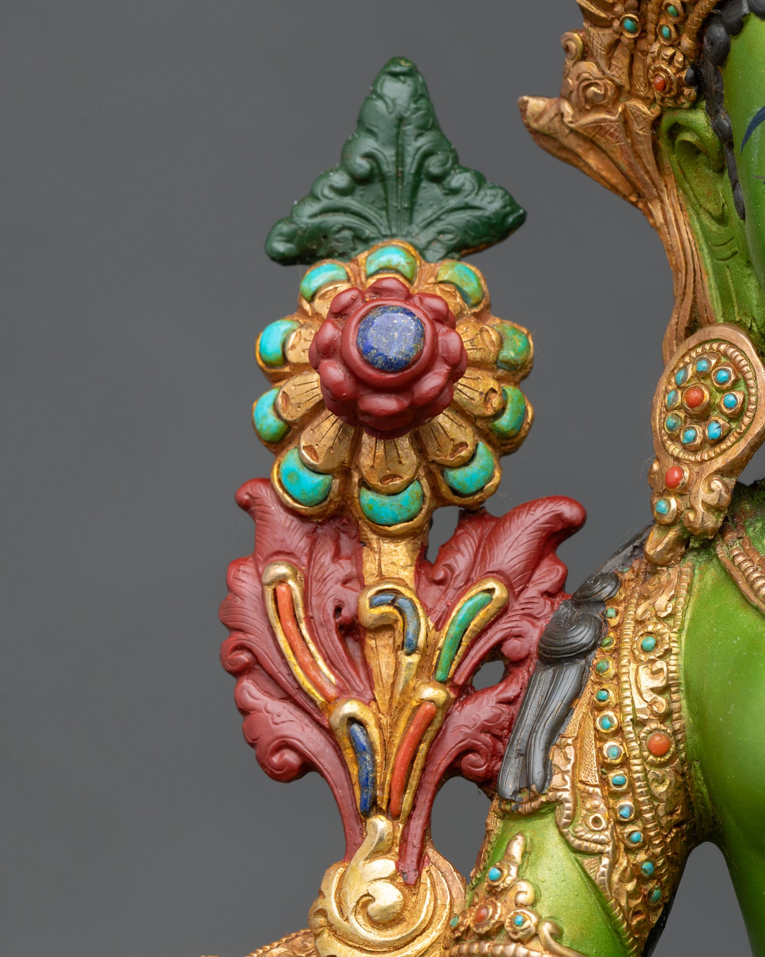 Green Tara Statue | Traditional Nepalese Craftsmanship