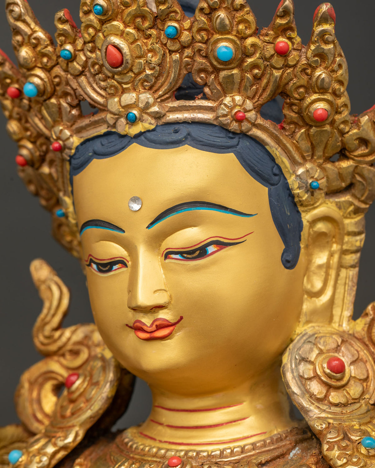 Handcrafted Green Tara Statue for Meditation | The Swift Liberator