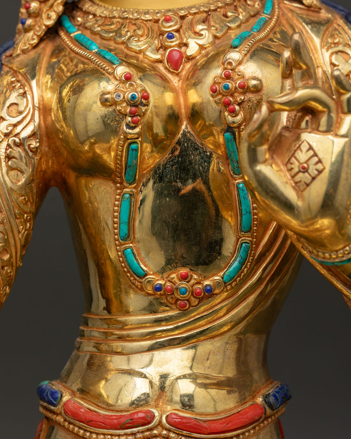 Handcrafted Green Tara Statue | Emblem of Enlightened Activity