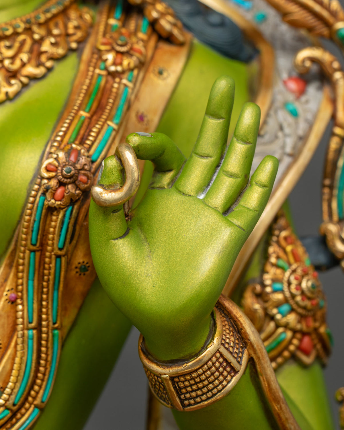 Swift Savior Green Tara Statue | Handcrafted Buddhist Masterpiece