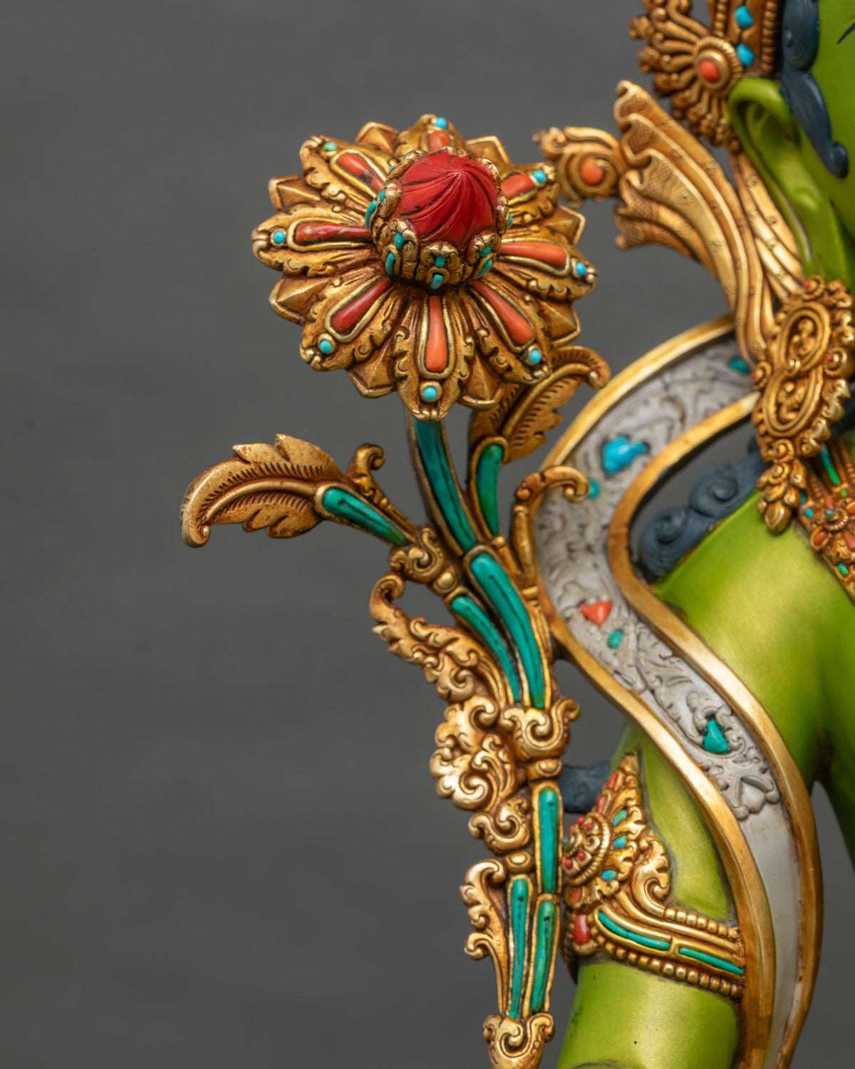 Swift Savior Green Tara Statue | Handcrafted Buddhist Masterpiece