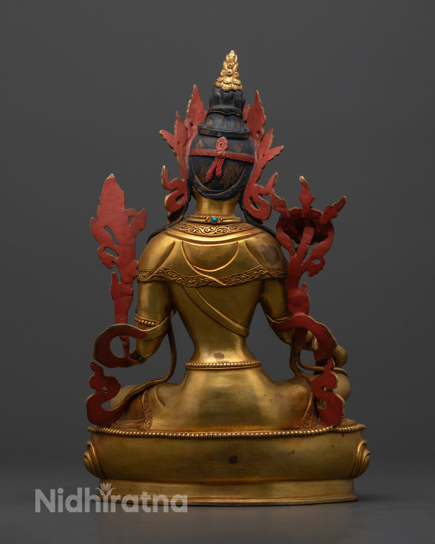 Divine Green Tara Statue | Sacred Art for Mindfulness