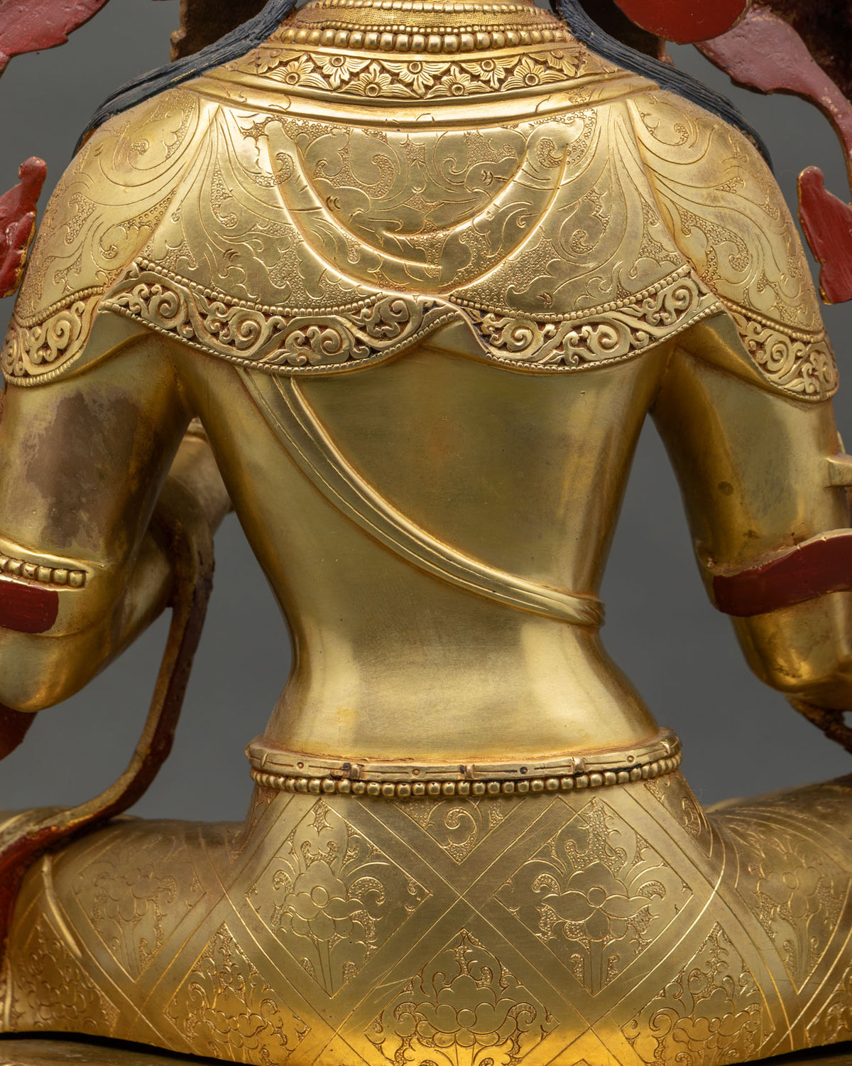 Spiritual Green Tara Copper Statue – Goddess of Swift Compassion