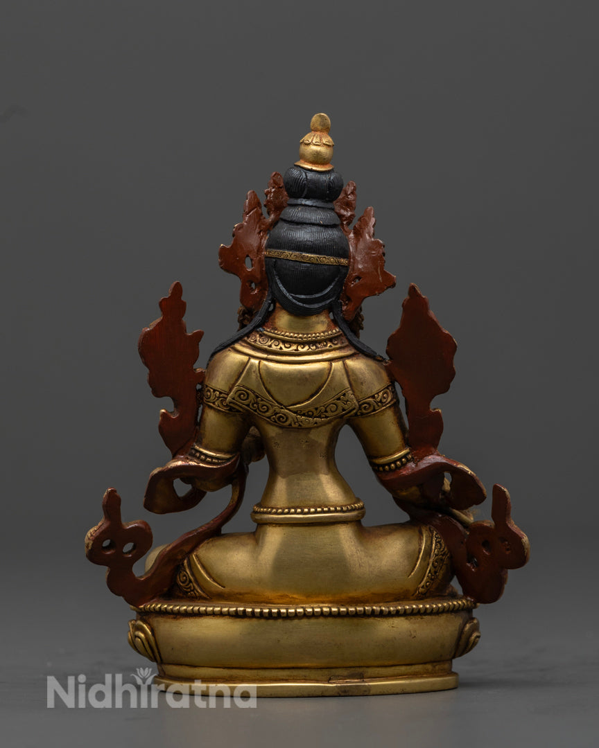 Buddhist Green Tara Statue | Tibetan Goddess