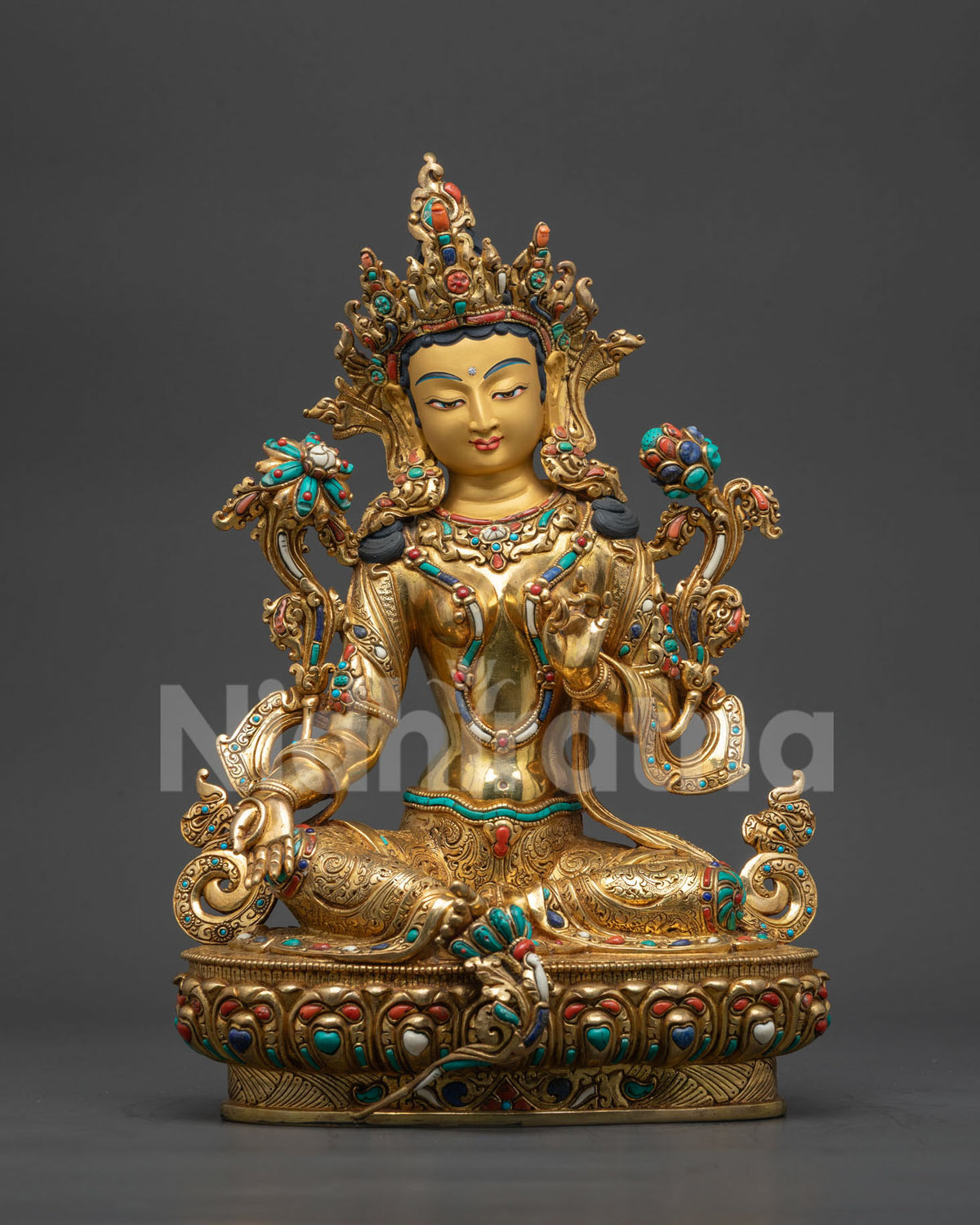 Supreme Mother Green Tara Statue | Premium Tibetan Buddhist Goddess