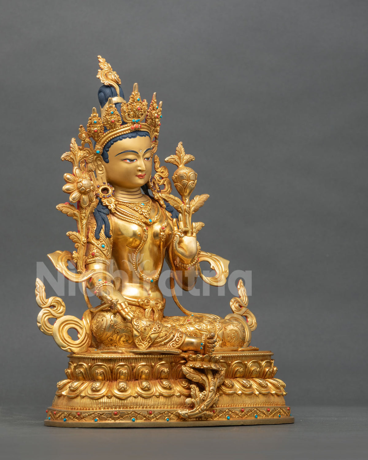Green Tara Statue