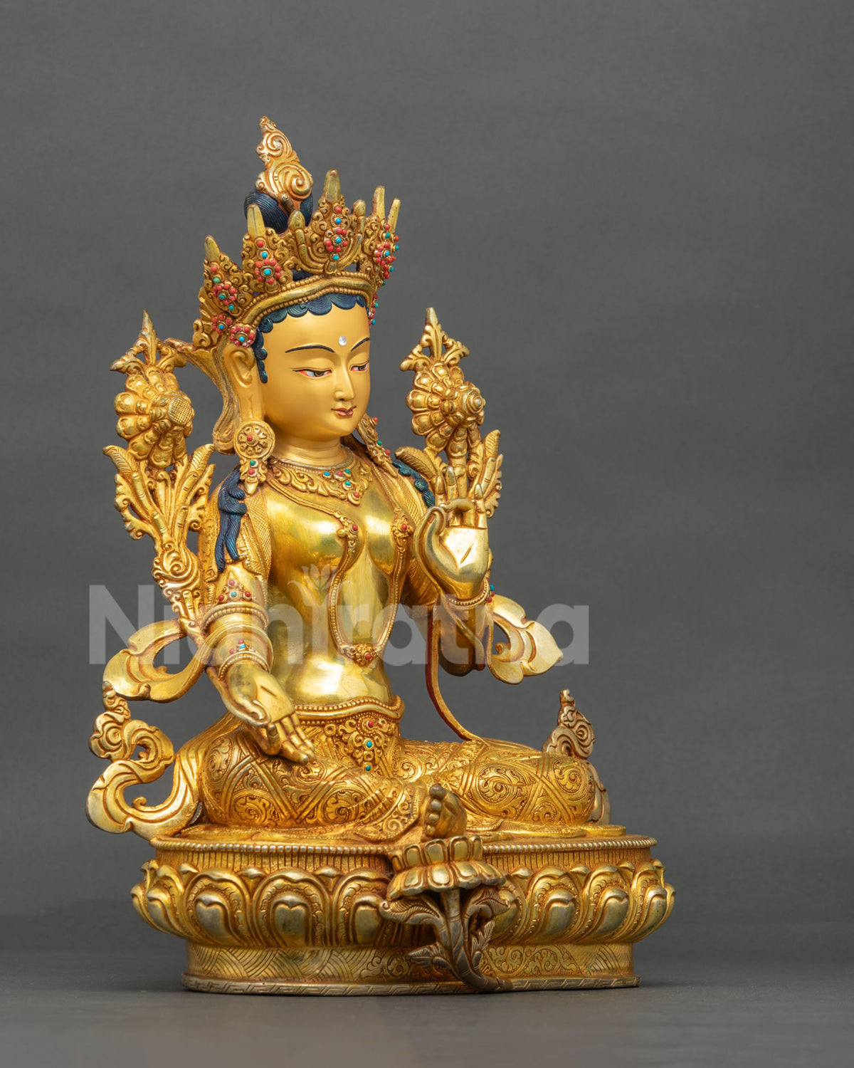 Green Tara Statue