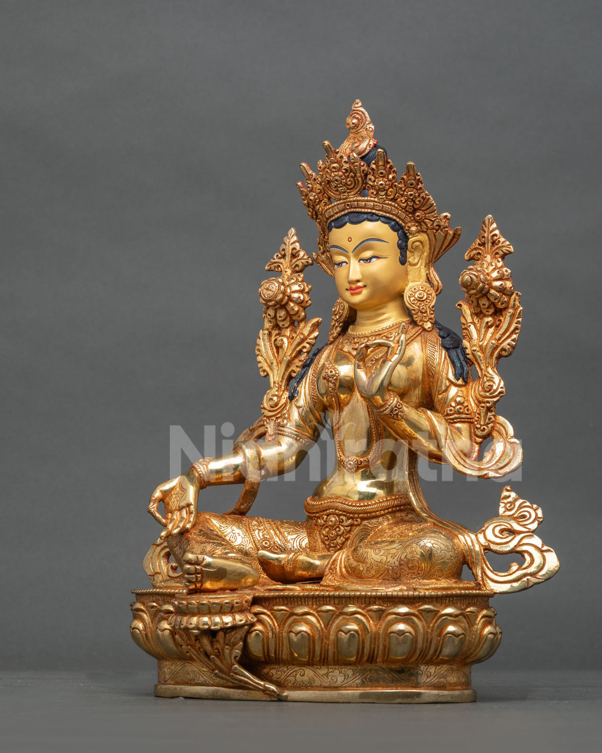 Green Tara Statue