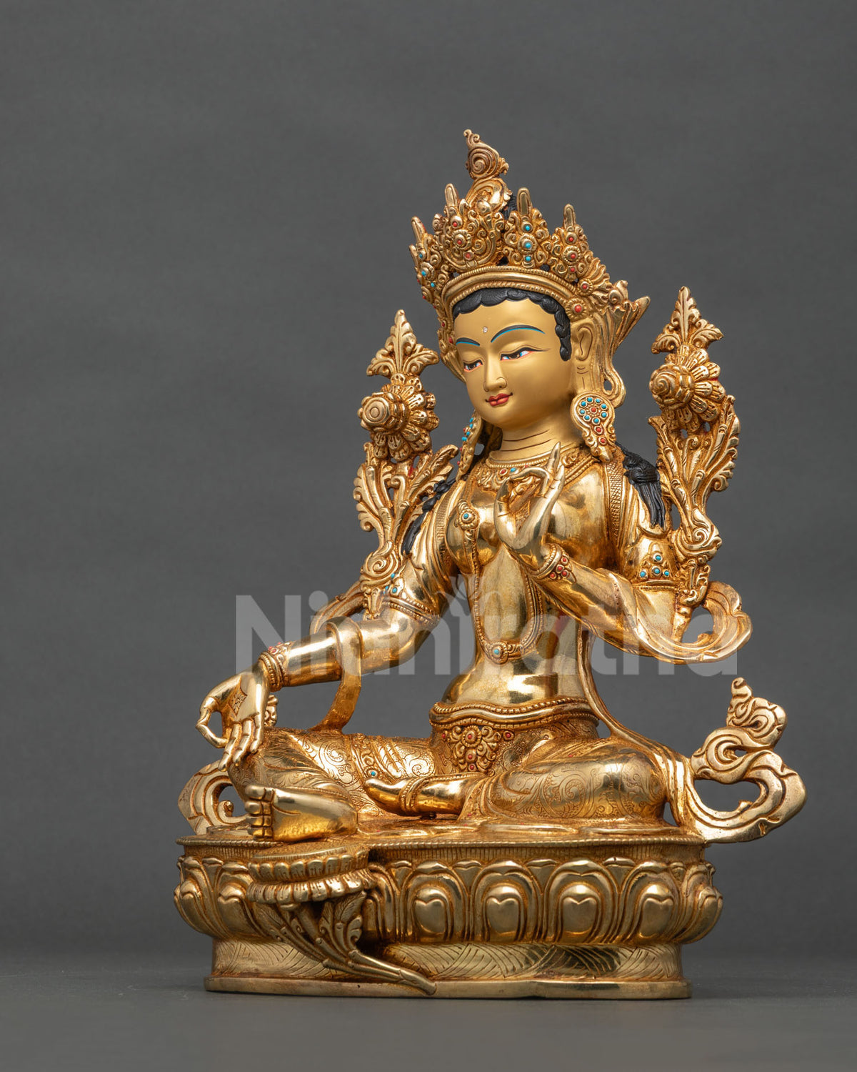 Green Tara Statue