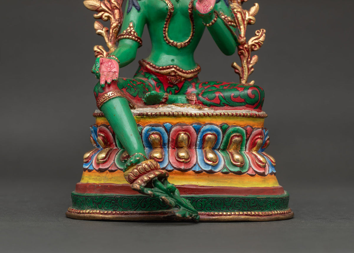 Green Tara Statue