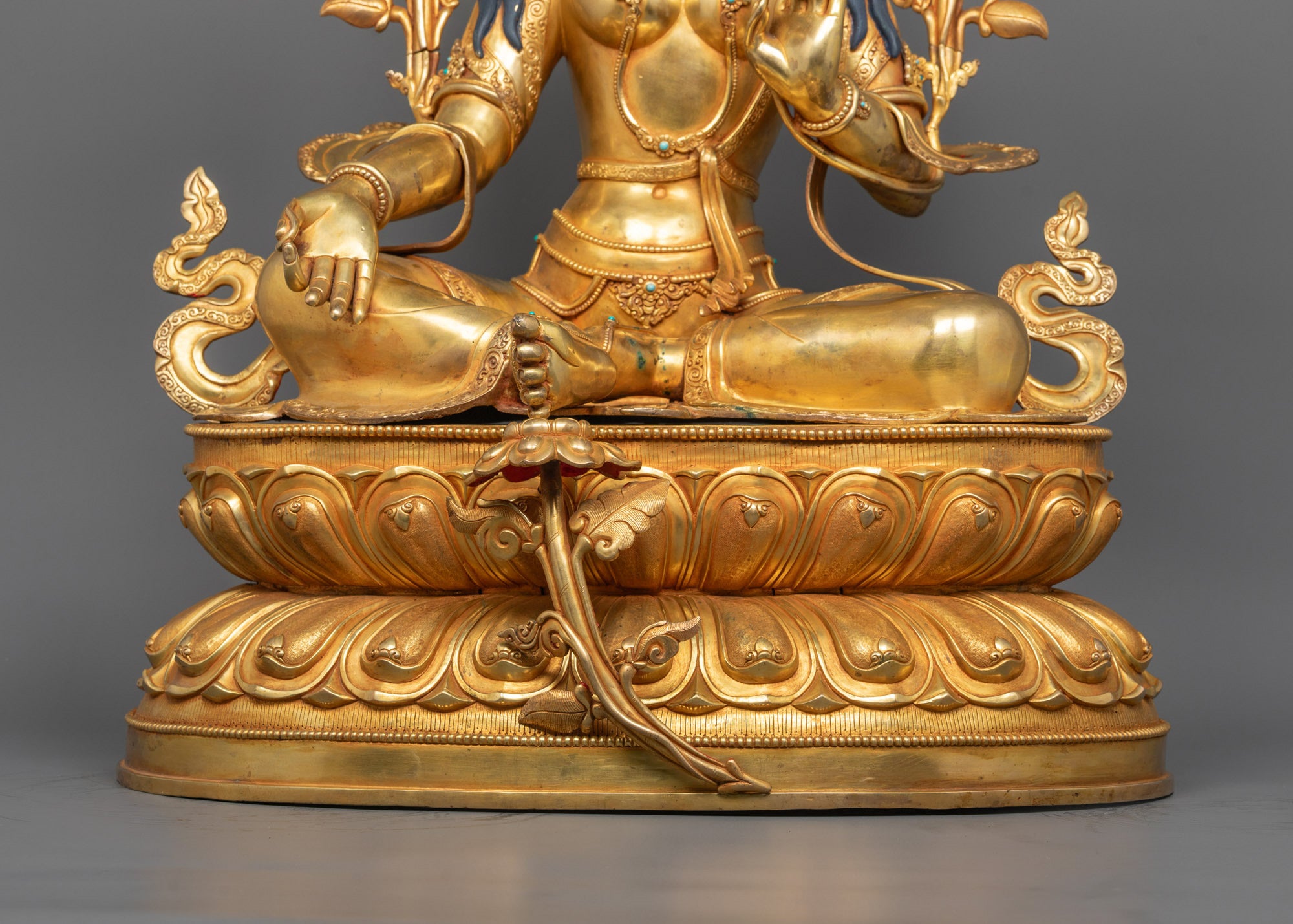 Green Tara Statue | Sacred Himalayan Art for Peace