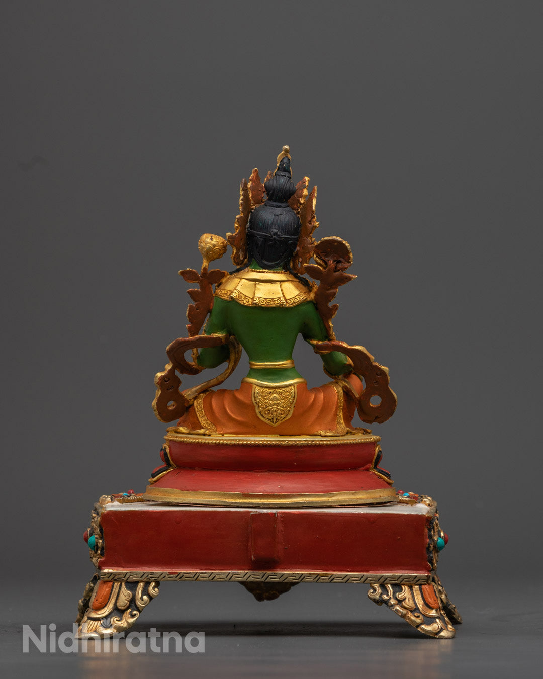 Arya Tara Green Tara Idol Statue | Bodhisattva Figurine